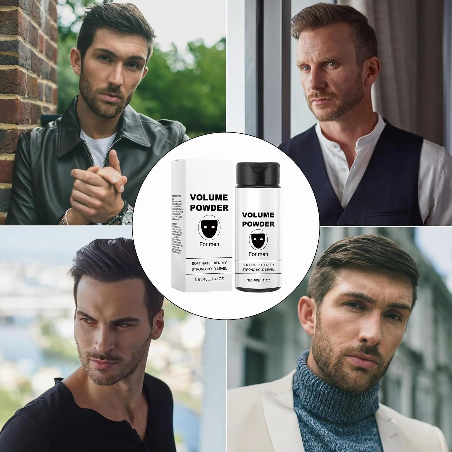 Hair Texture Powder for Men Natural Look Styling Volume
