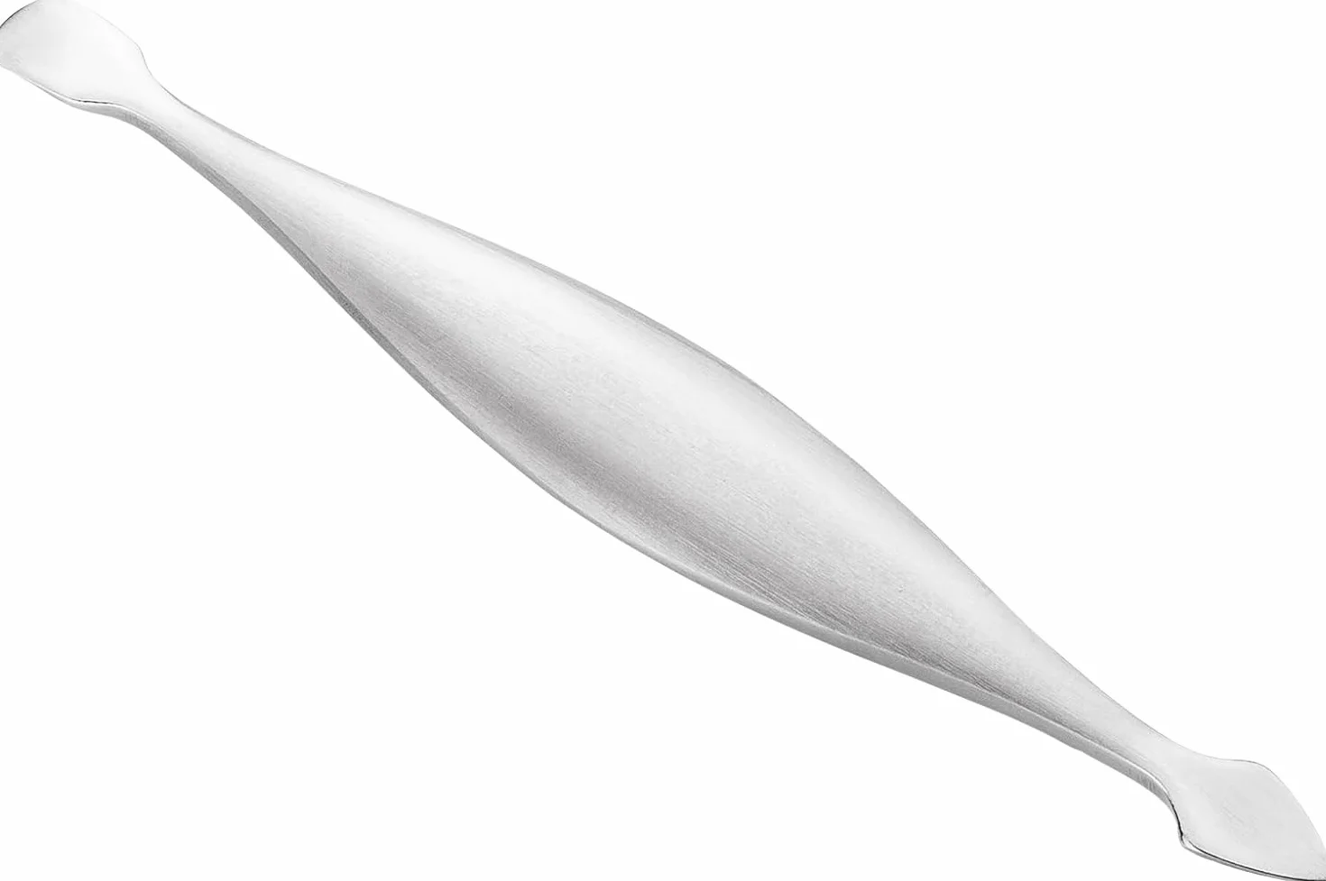 ZWILLING Odpychacz skórek szpatułka (podwójny przyrząd do czyszczenia paznokci, odpowiedni do paznokci naturalnych i sztucznych), premium, srebrny, 90 mm