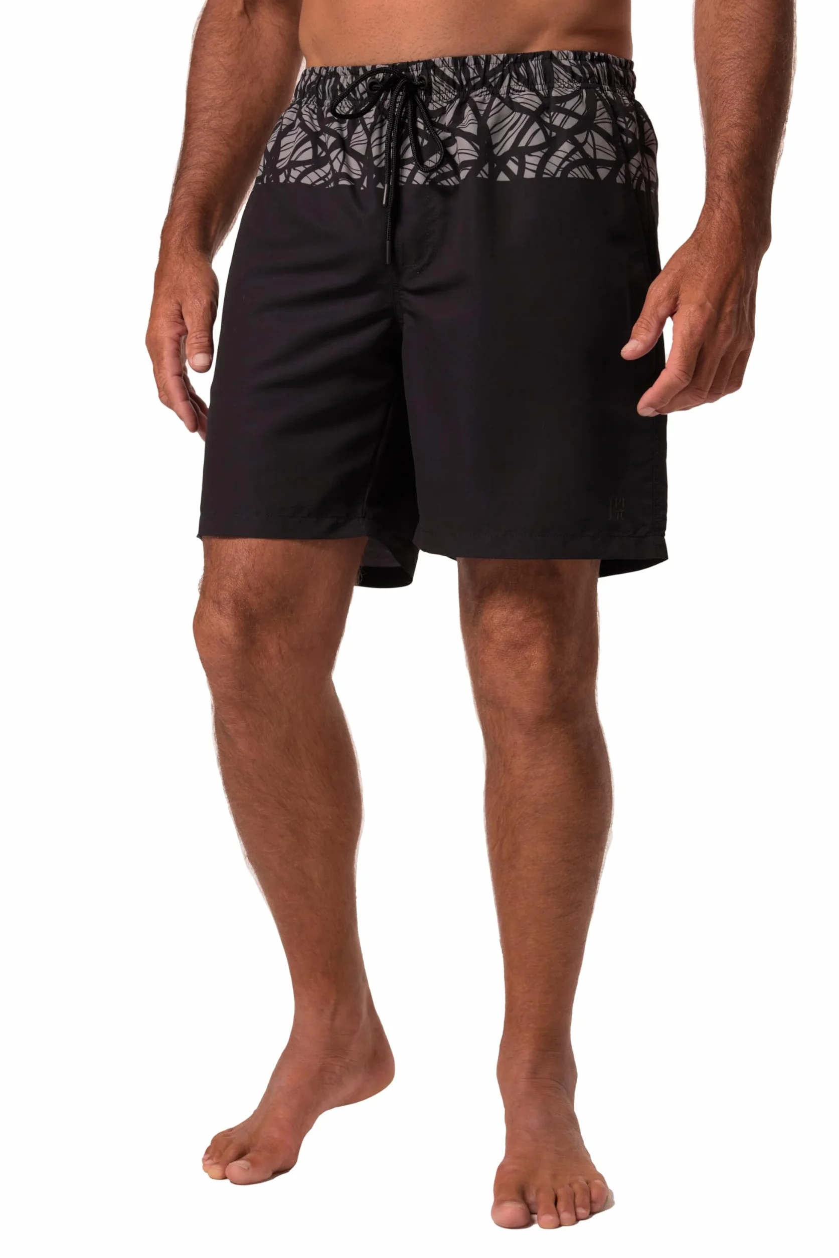 JAY-PI Spodenki do pływania Mężczyźni Badehose, Aop, 20cm
