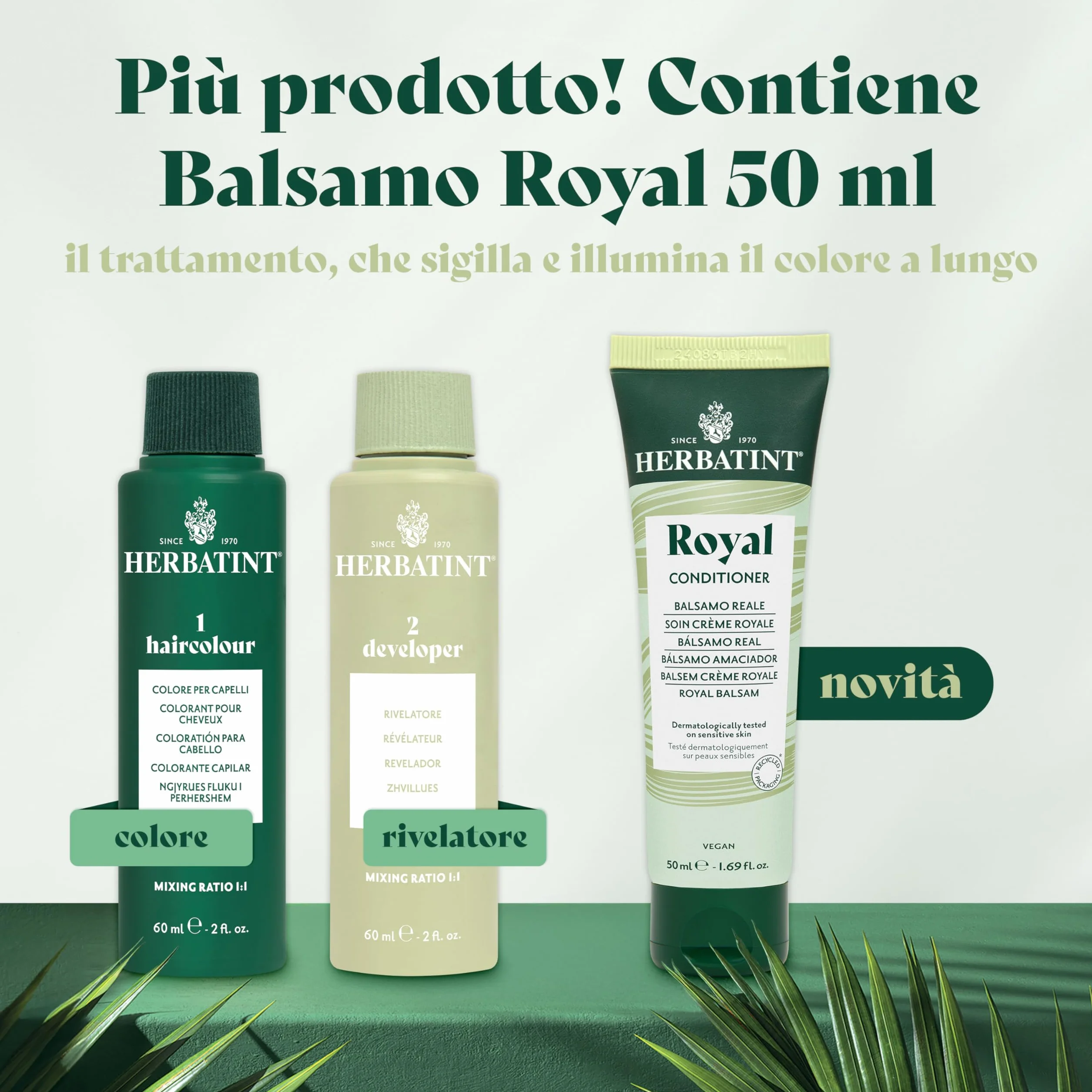 Herbatint Żel do farbowania włosów 9N jasny blond - 170 ml | bez amoniaku, 100% białe włosy | dla wrażliwej skóry, z 8 naturalnymi ekstraktami organicznymi