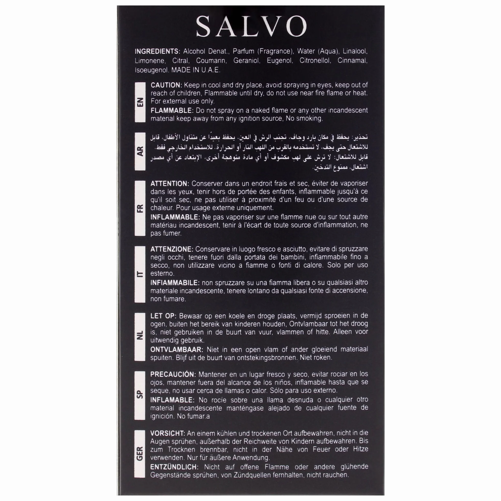 Spray Salvo Elixir 60 ml