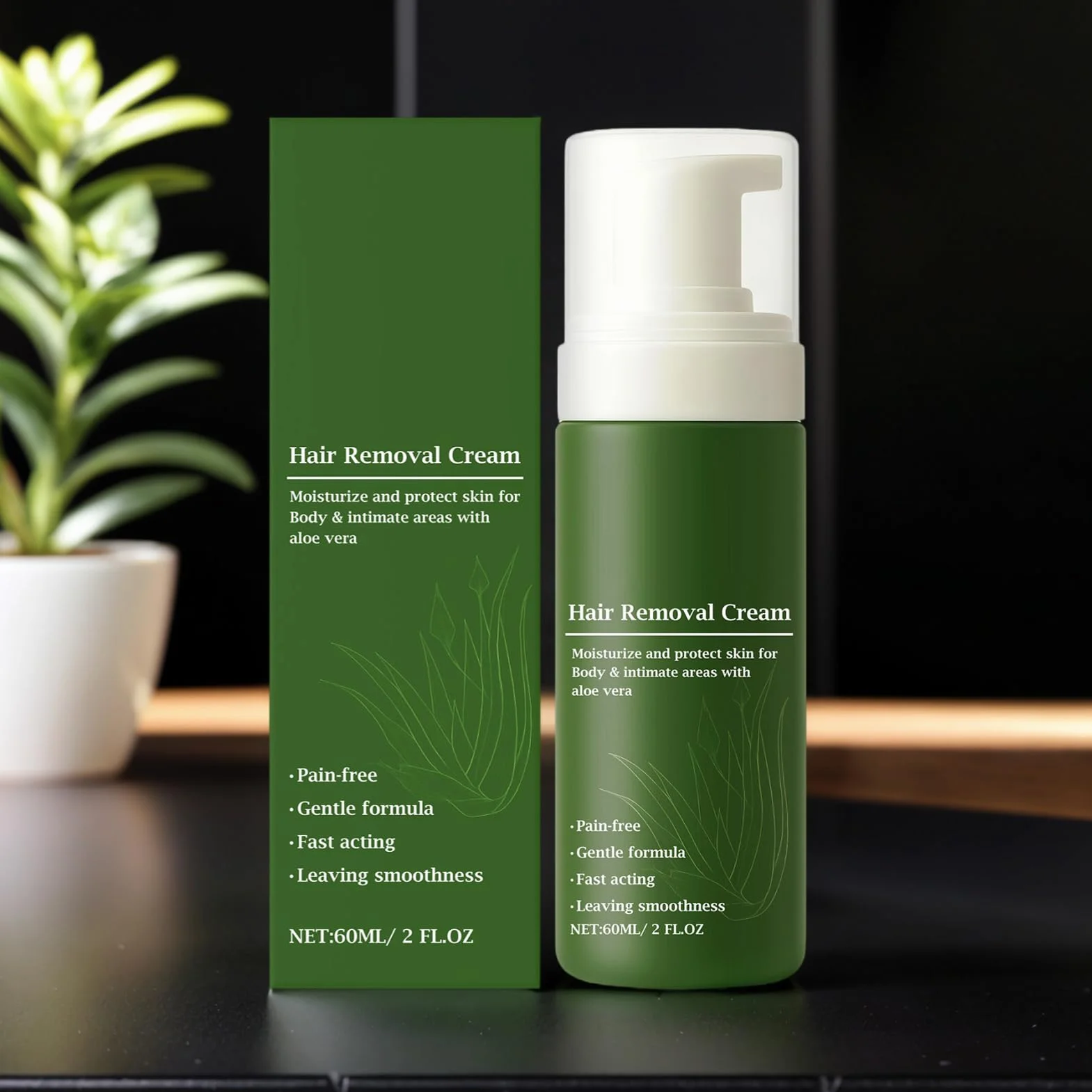 Krem do depilacji ciała | 60ml nawilżający i przenośny balsam do depilacji nóg | dla wszystkich rodzajów skóry Mężczyźni Wrażliwe Bikini Nogi Codzienne domowe na zewnątrz