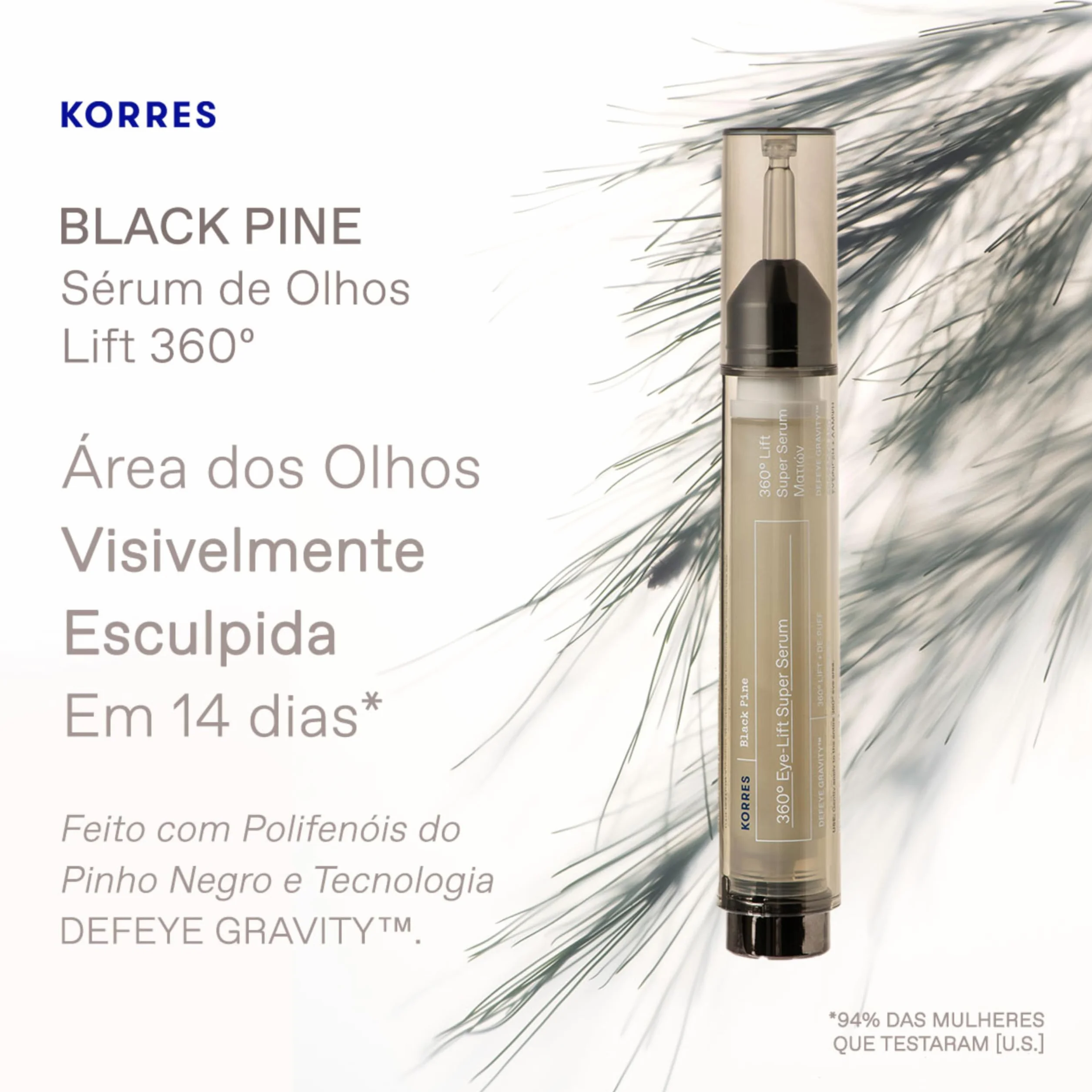 Black PINE Eye Lift Super Eye Serum