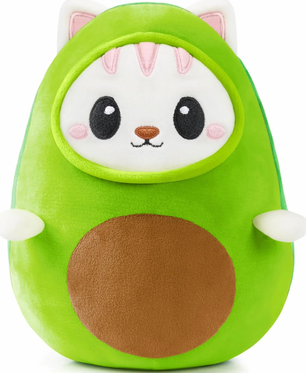 JOYIN Awokado zwierzę pluszowa poduszka zabawka 20 cm awokado pluszowe poduszki miękkie owoce wypchana poduszka dla dzieci Boże Narodzenie urodziny walentynki prezent