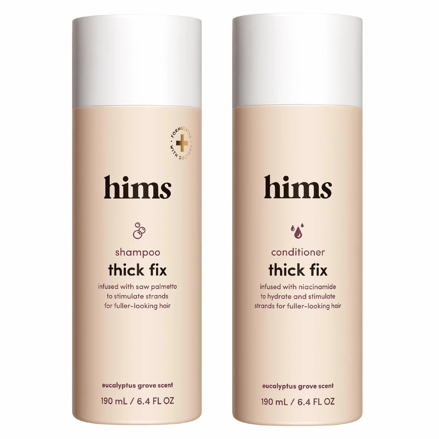 HIMS & HERS Thick Fix Zestaw szamponu i odżywki dla mężczyzn zagęszczający przeciw wypadaniu