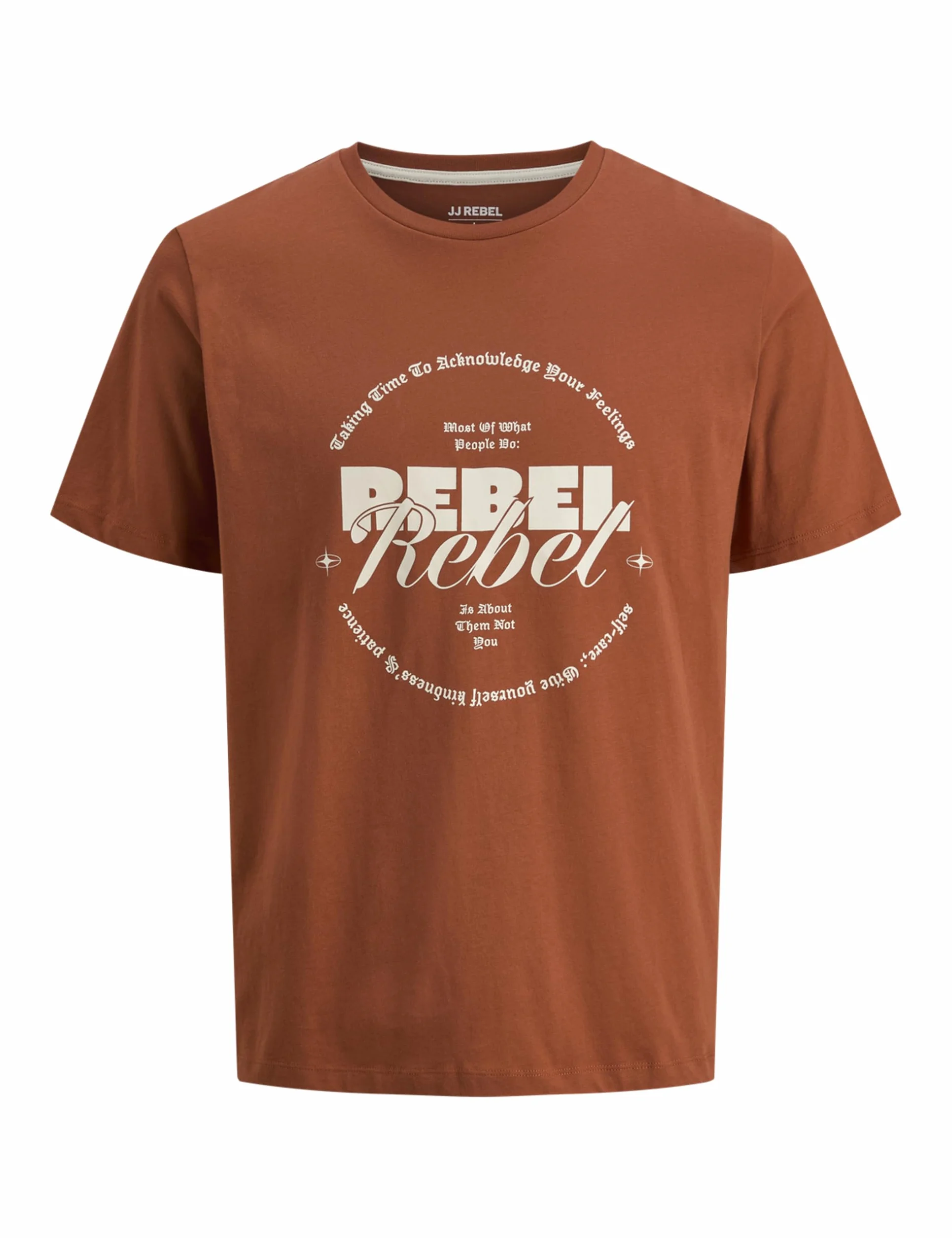 Jrebgray Tee SS Crew Neck, Bombay Brown, L