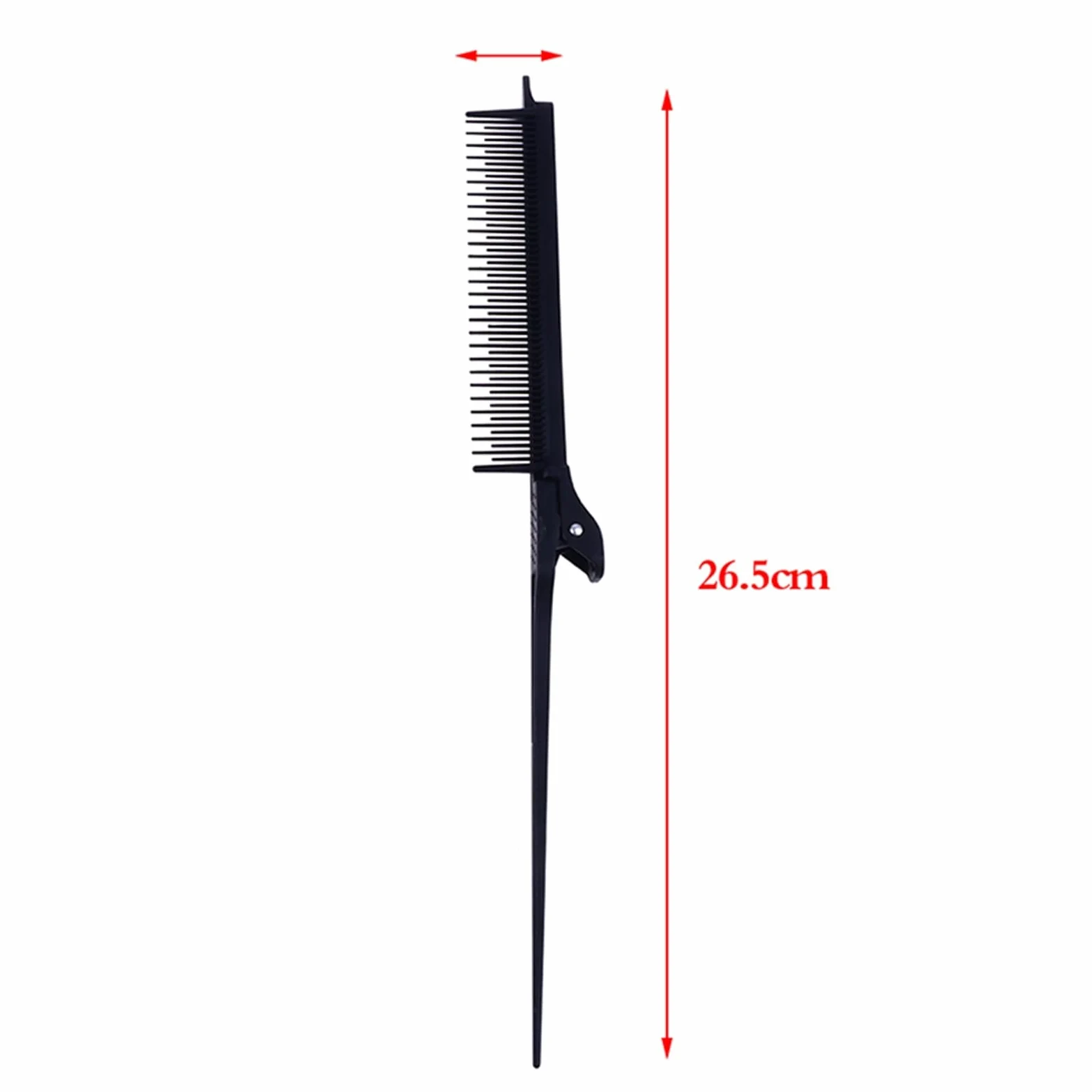 DieffematicSZ Grzebień Hair Cutting Zonal Comb Modeling Plastic Hairpin Tail Comb (Color : White)