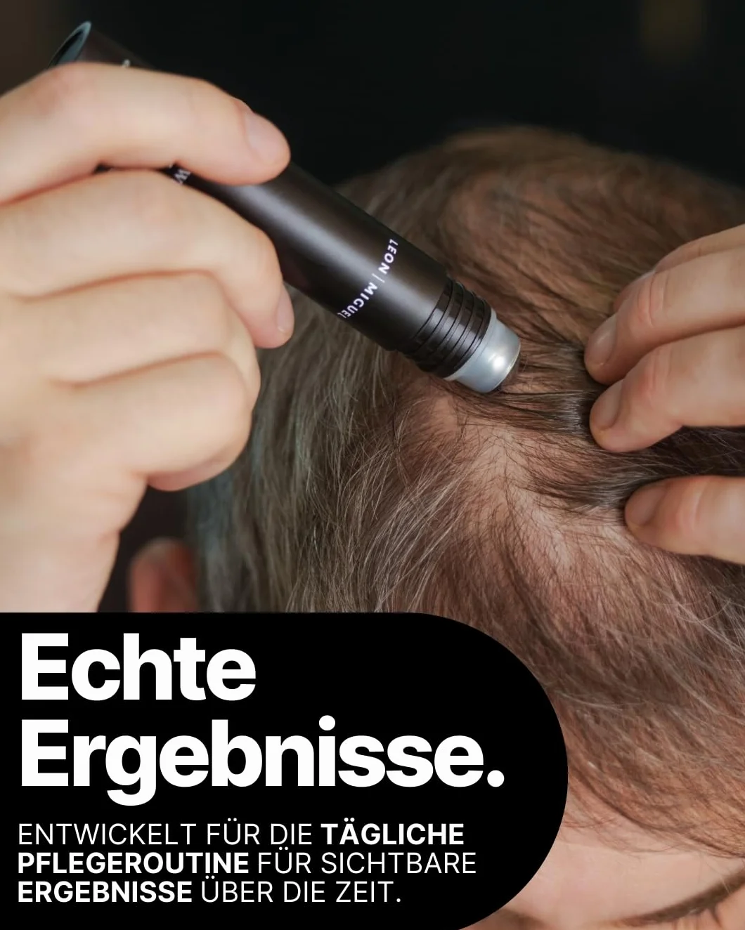 Leon Miguel Hair Growth Activator – serum do włosów wzmacniające cebulki włosów – roll-on z Baicapil, Redensyl, Anagain, Biotyna i żeń-szeń