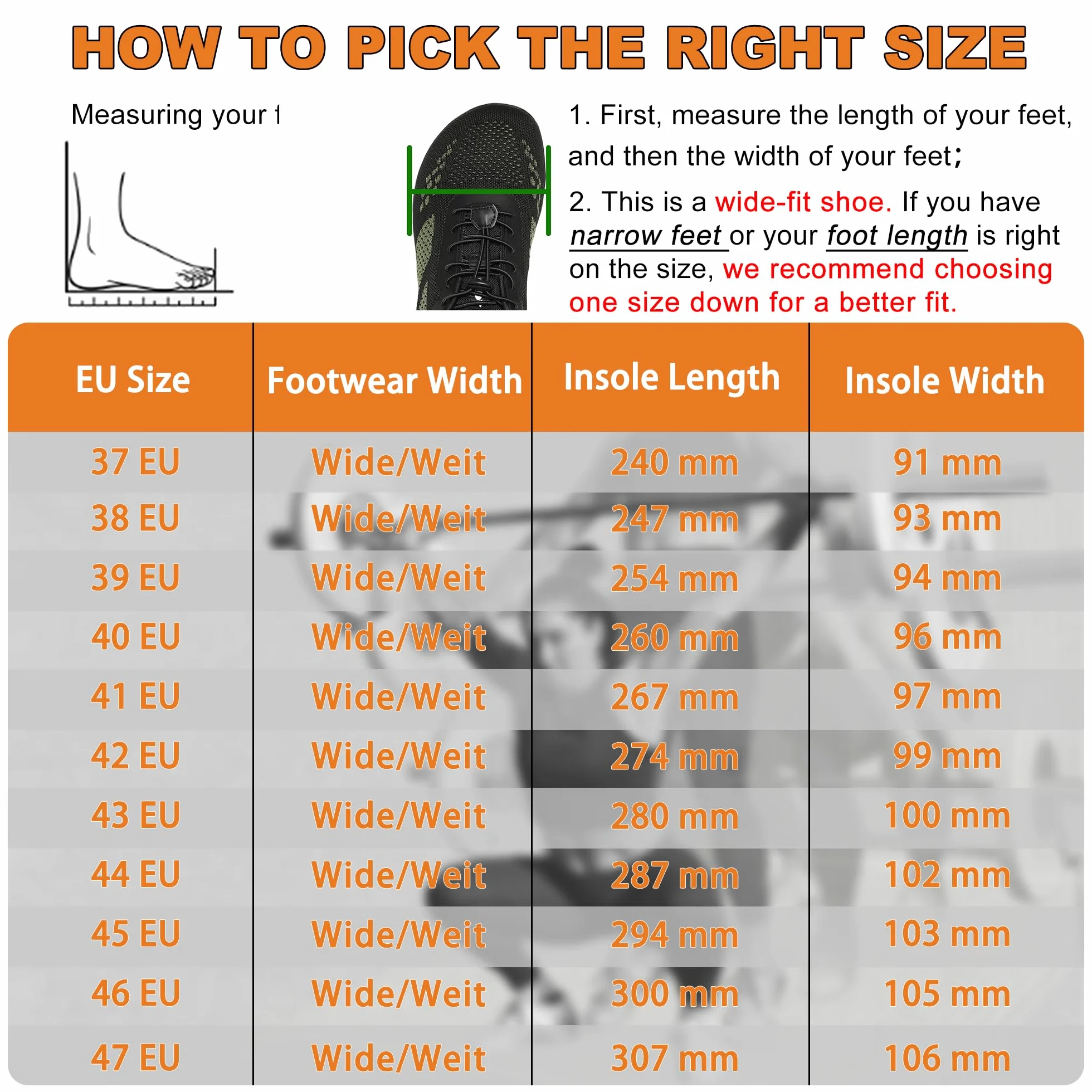 Geweo Buty Barefoot Męskie i Damskie Lekkie Wygodne Buty Sportowe Treningow z Szeroką Skrzynią na Palce Oddychające Buty do Biegania, do CrossFit i Fitness, Świeżym Powietrzu Sport Unisex Czarny 45EU