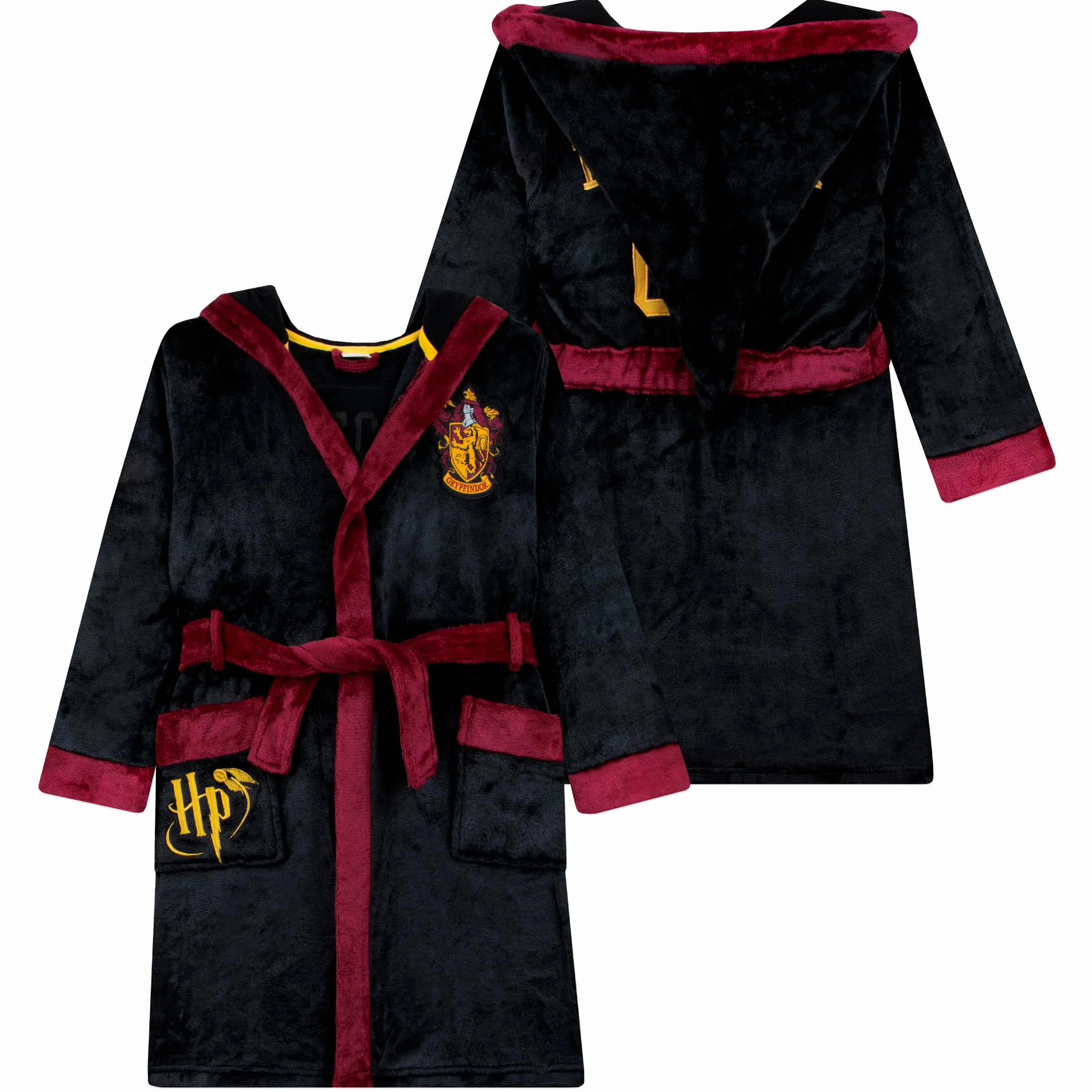 Harry Potter Szlafrok | Polarowe Szlafroki Gryffindor dla Dzieci | Szaty Hogwarts