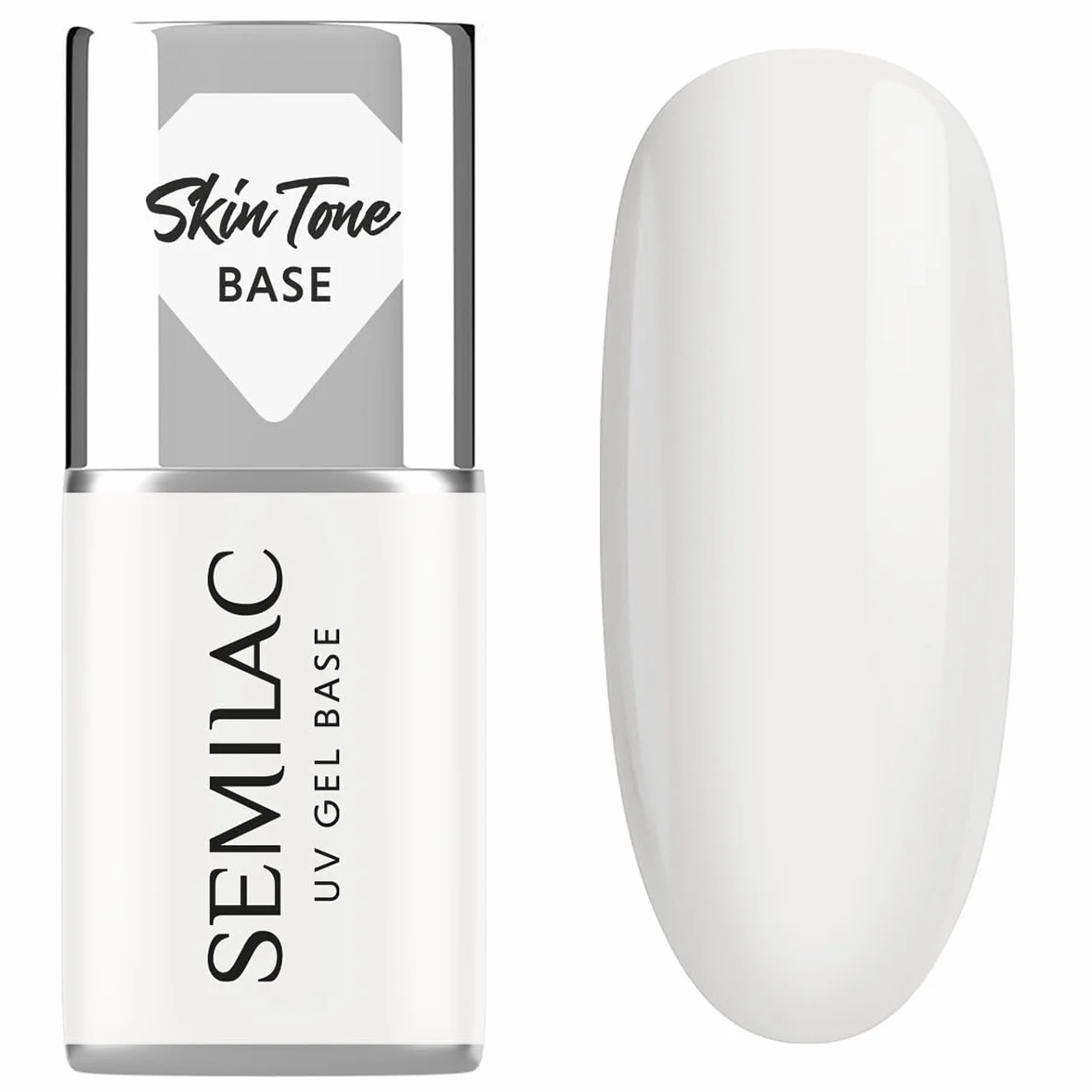 Semilac Baza do Lakierów Hybrydowych Skin Tone Cover Base Coconut Cream 7 ml