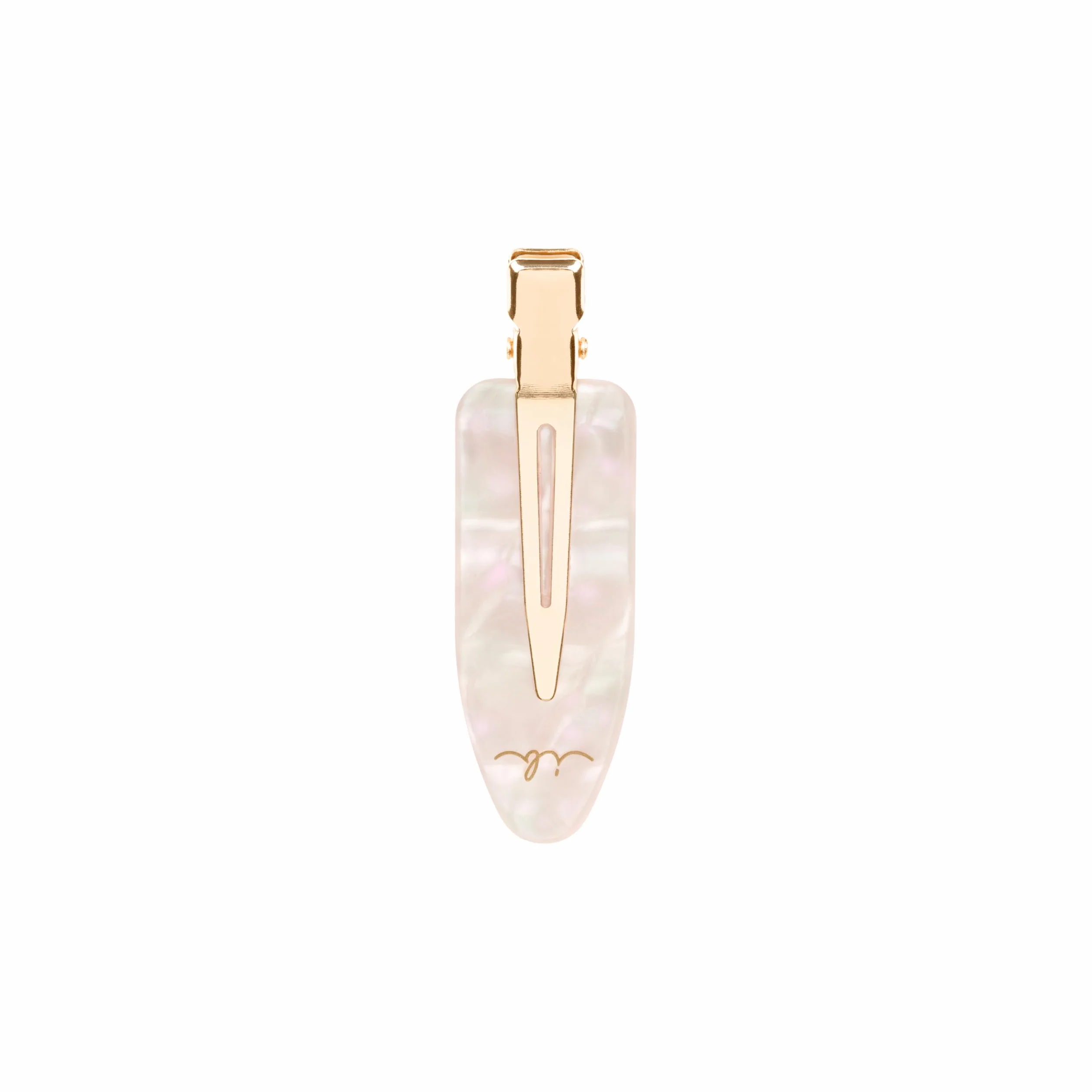 invisibobble Spinka do włosów damska (2 x) bezszwowa – spinka do włosów średniej wielkości, biała, pomarańczowa, fioletowa, modna – Clipstar GRWM Styling Get Ready With Me – Hair Claws Make-up