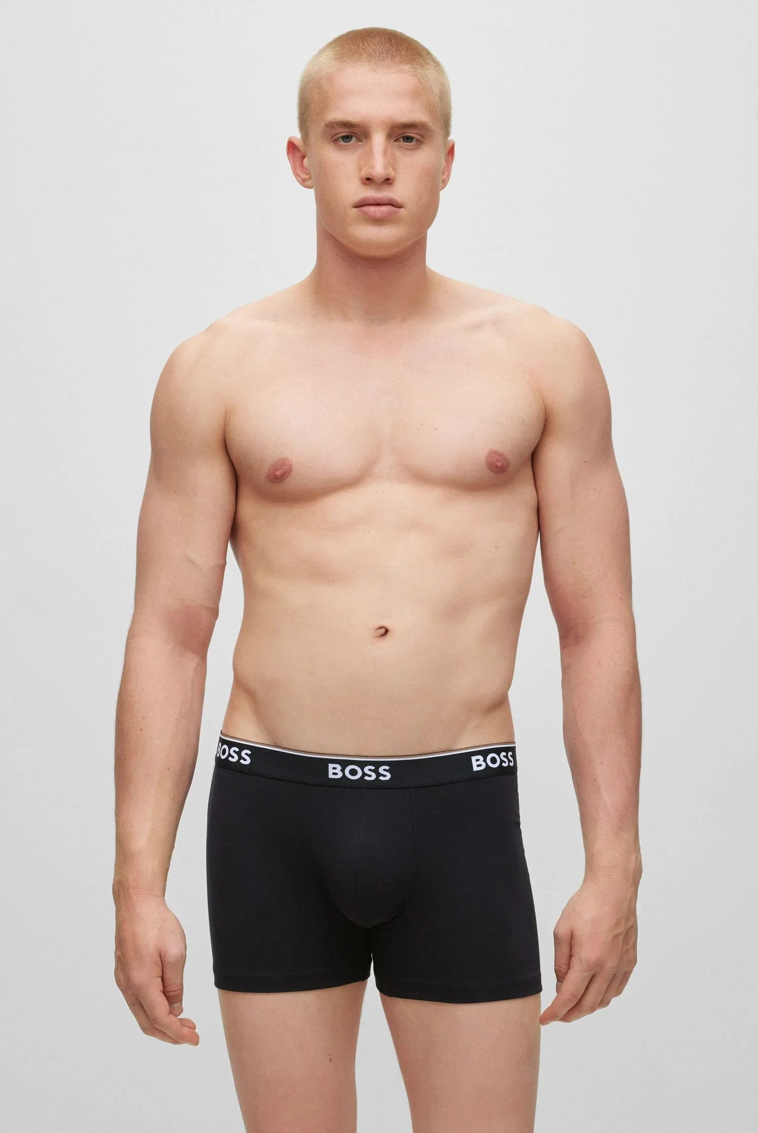 BOSS Bokserki męskie, 3 sztuki w opakowaniu, New - Open Miscellaneous962, L