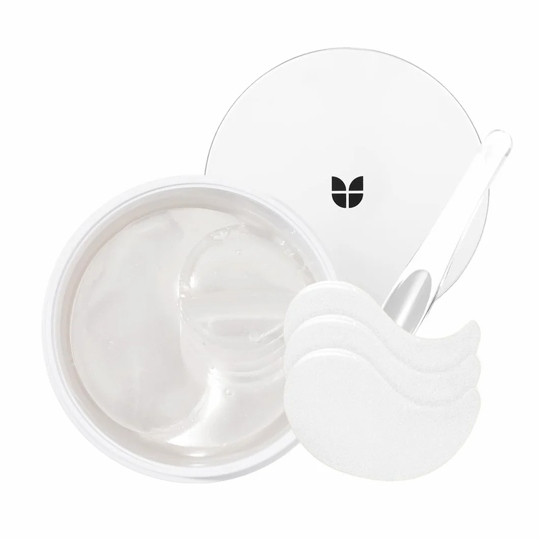Mizon Pure Pearl Eye Gel Patch (30 par) Redukuje zmarszczki i opuchliznę, leczenie cieni i worków pod oczami, Płatki pod oczy w postaci hydrożelu z kompleksem białych kwiatów, naturalne składniki