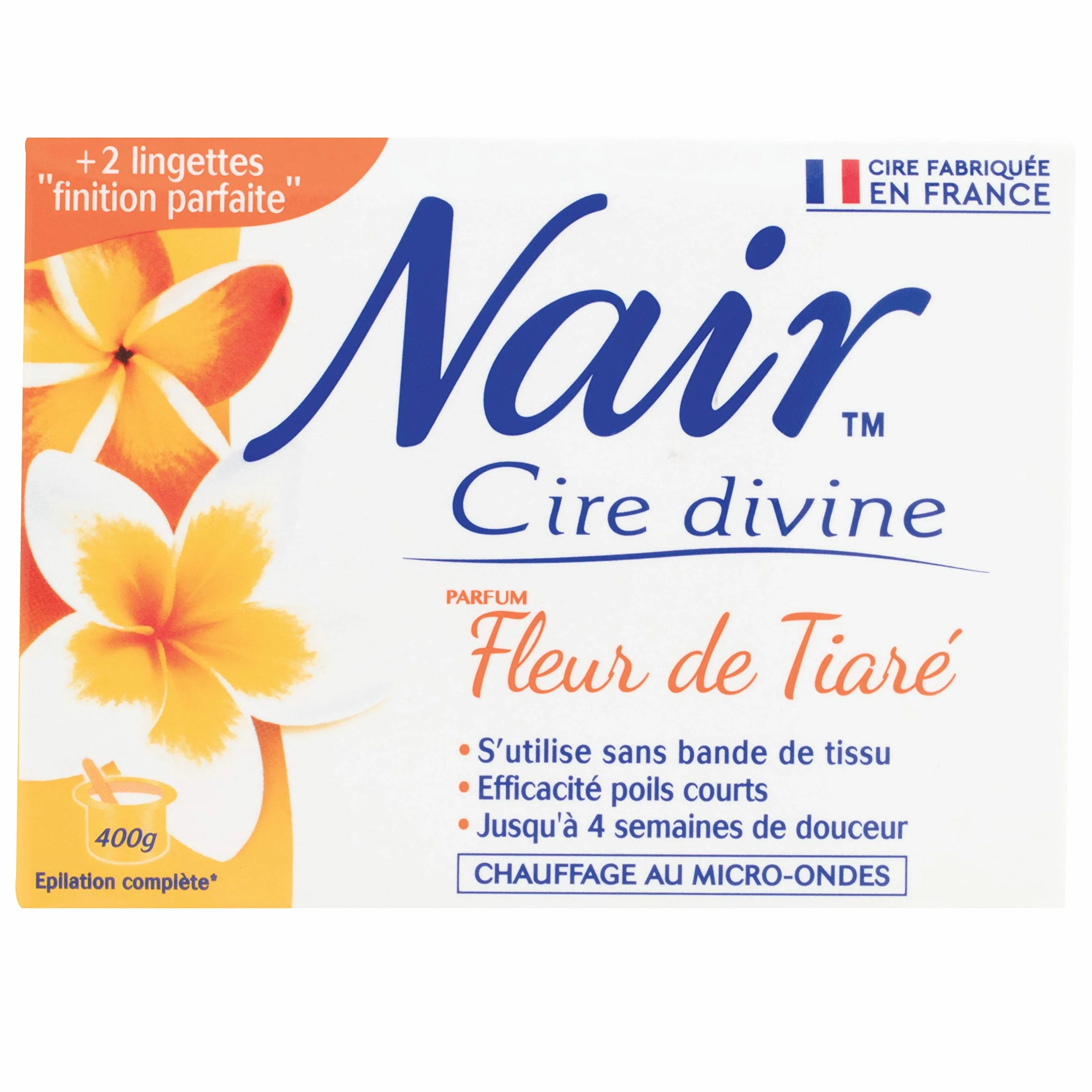 Nair Boski wosk z kwiatów Tiaré 400g