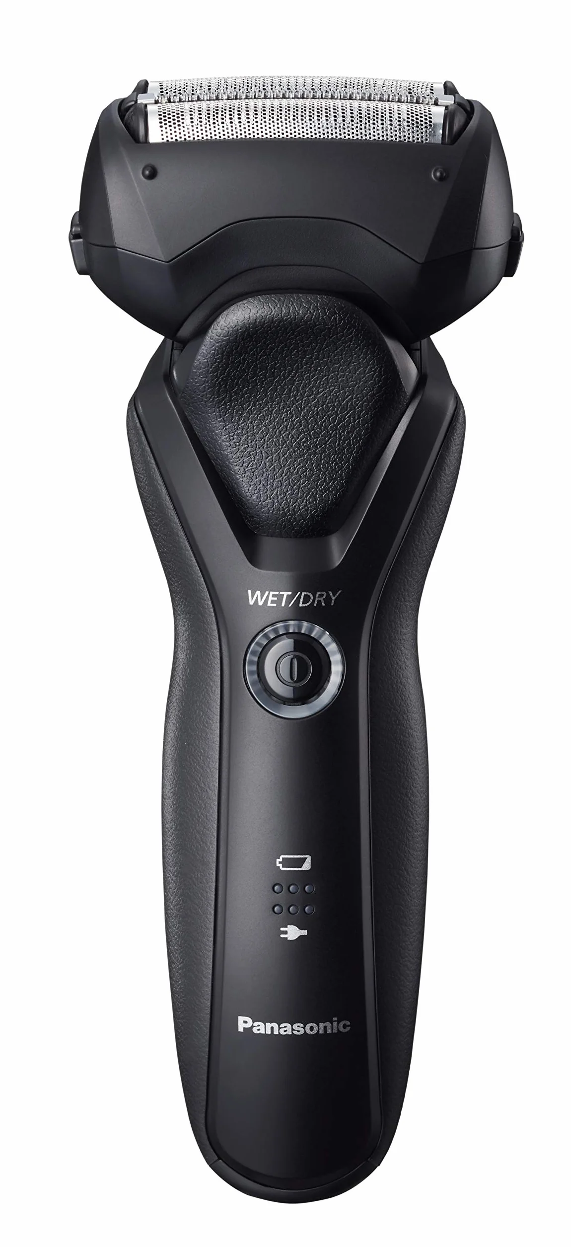 Panasonic Series 500 ES-RT37 3-ostrzowa golarka elektryczna, ostrza z nanoszlifem pod kątem 30°, dokładne ostrza pod kątem 45°, elastyczna obrotowa głowica, czarna