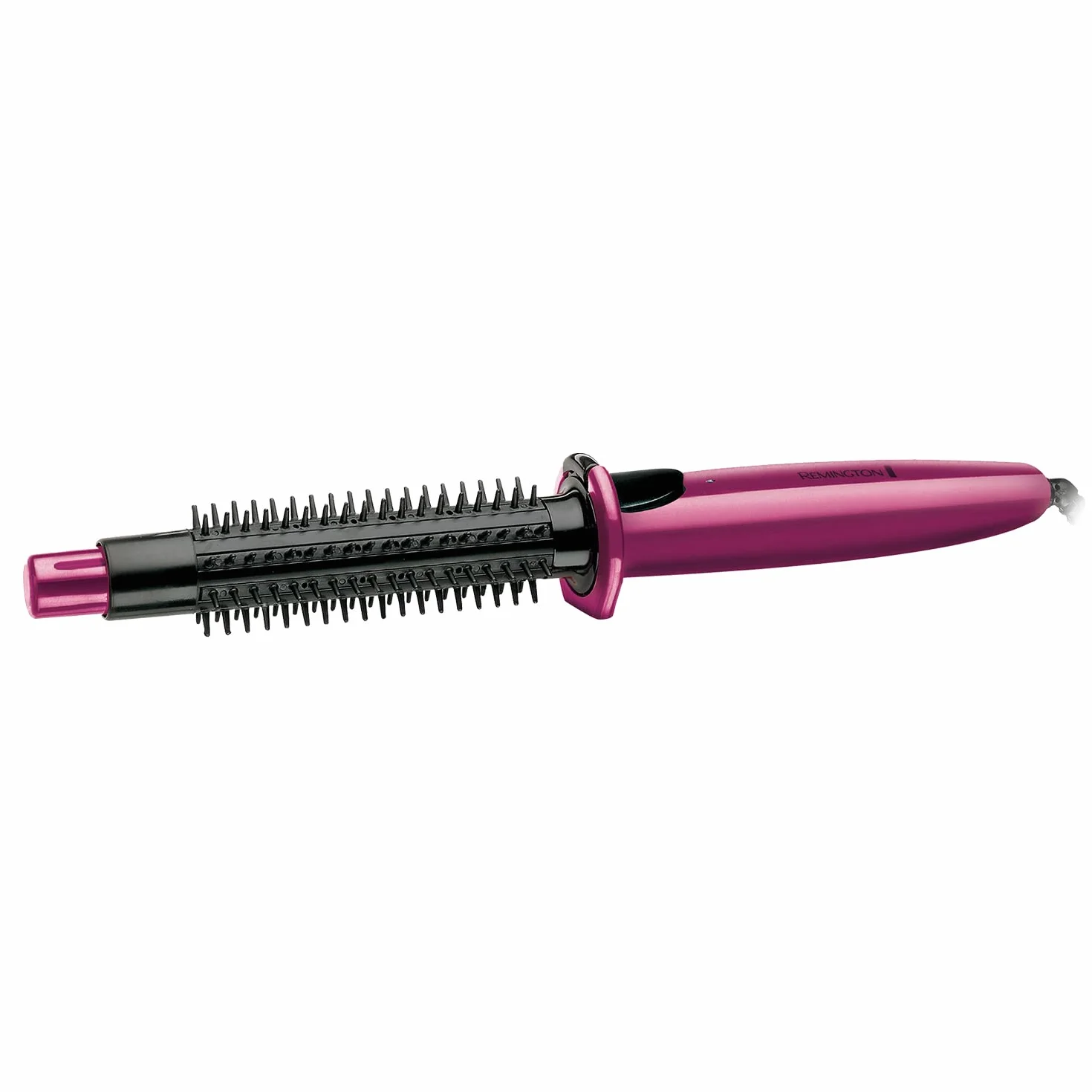 Remington gorąca szczotka z funkcją pary, do fal i loków, ceramiczna powłoka, szybkie nagrzewanie, zimna końcówka, obrotowy przewód, fioletowo-czarna, Flexibrush Steam CB4N