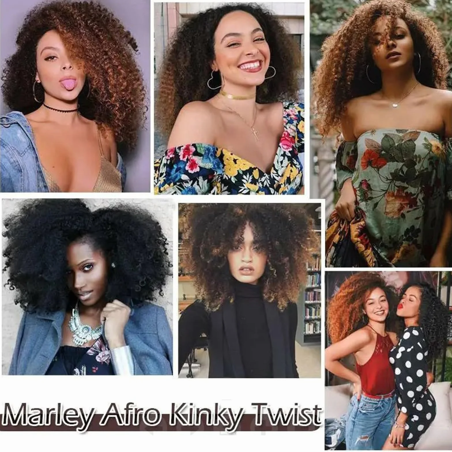 11" Afro Kinky Curly Braids Syntetyczne włosy Marley Braid Jerry Curls Hak Przedłużanie włosów Splot 3 paczki mieszane czarne auburn light