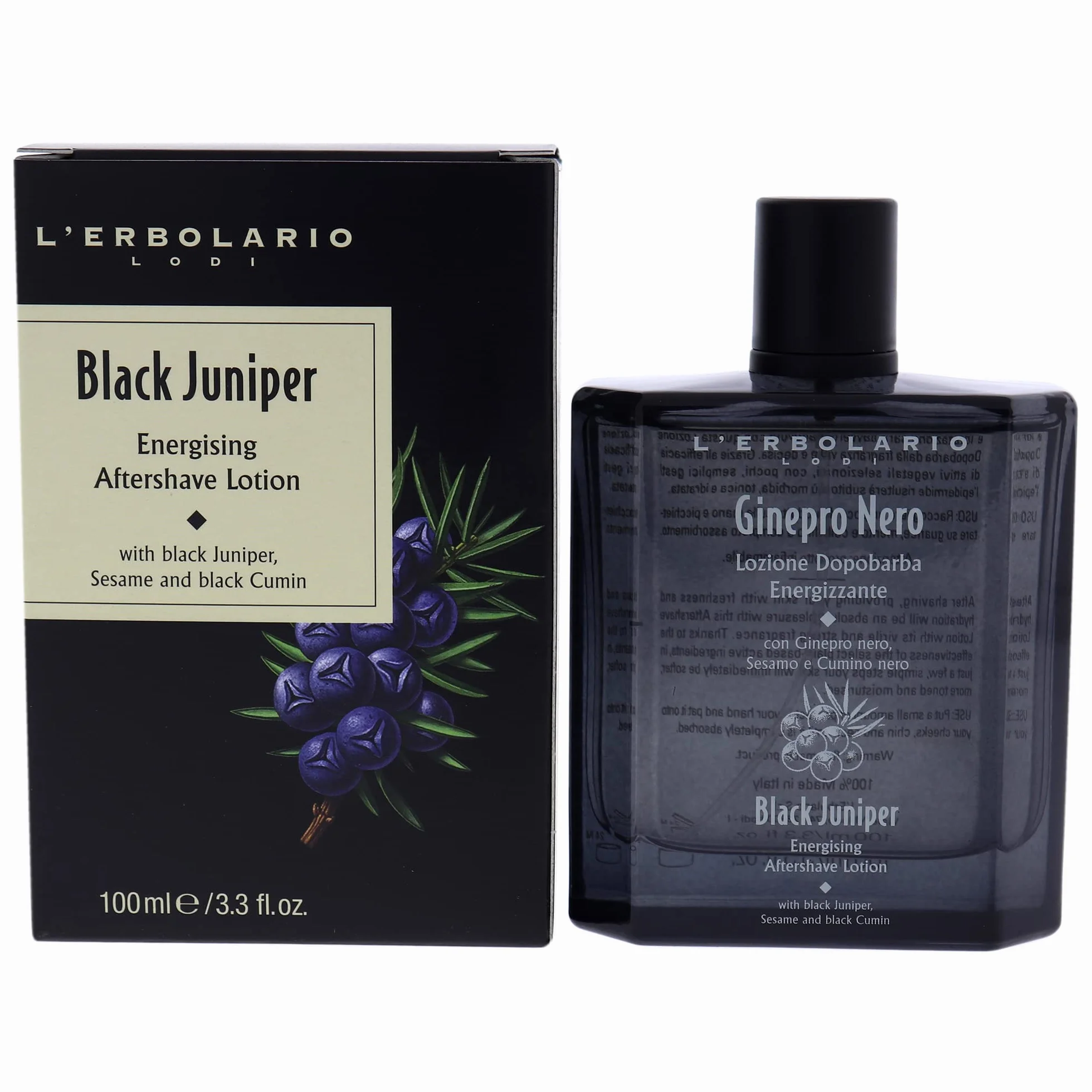 L'Erbolario Ginepro Nero energetyzujący balsam po goleniu, 100 ml