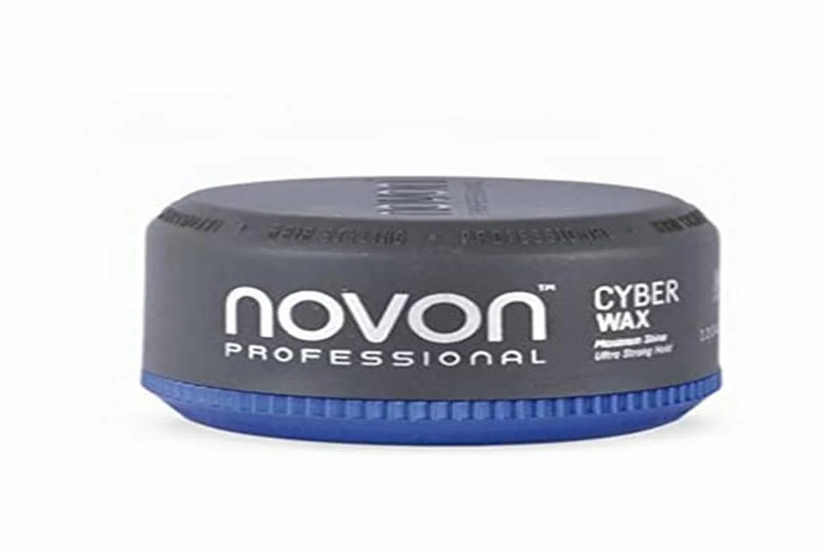 NOVON Wosk FIJACION Ultra Silny Nº8 Cyber Wax 150ML, Czarny, Standardowy