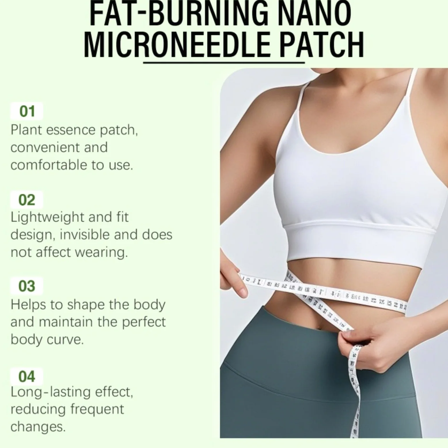 Moringa Berberine Plaster odchudzający 10 w 1, plaster odchudzający Nano Microneedle, przenośny, wygodny i odpowiedni do wszystkich rodzajów skóry, plastry odchudzające, idealne dla mężczyzn i kobiet
