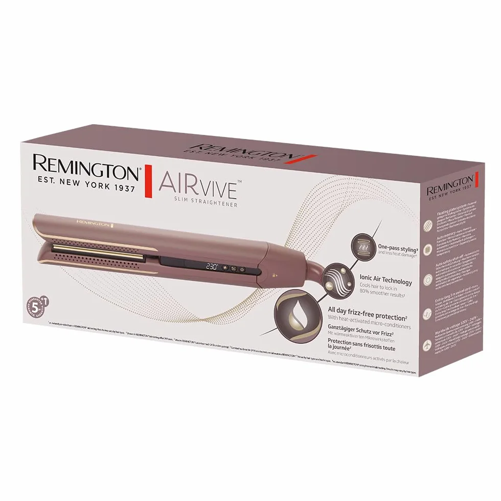 Remington S8930 prostownica do włosów AIRvive jonowa ceramiczna 150-230°C LCD