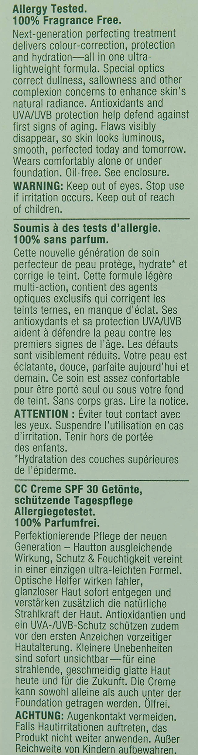 CLINIQUE Superdefense CC Cream #02 SPF 30, 40 ml