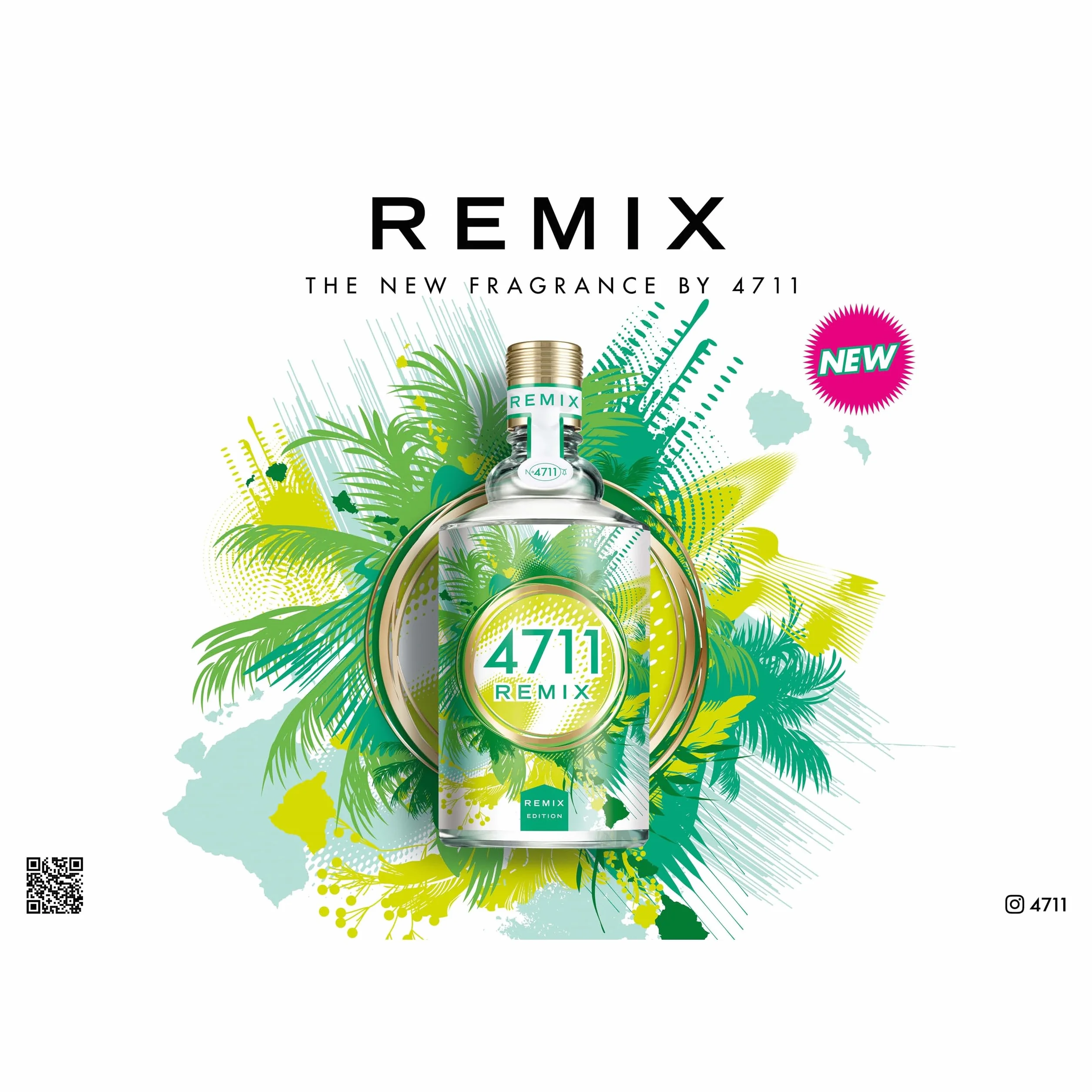 4711 Remix Cologne Green Oasis Eau de Cologne 100 ml Natural Spray