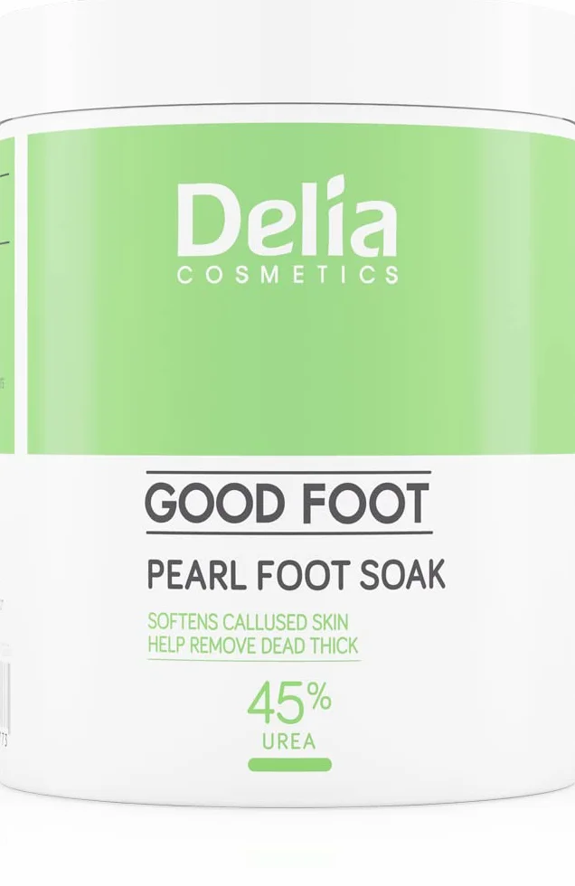 Delia Cosmetics – Good Foot – Kąpiel Perełkowa do Stóp –Pielęgnuje i Wygładza - Relaksuje i Usuwa Martwy Naskórek – Sucha i Szorstka Skóra – 250g
