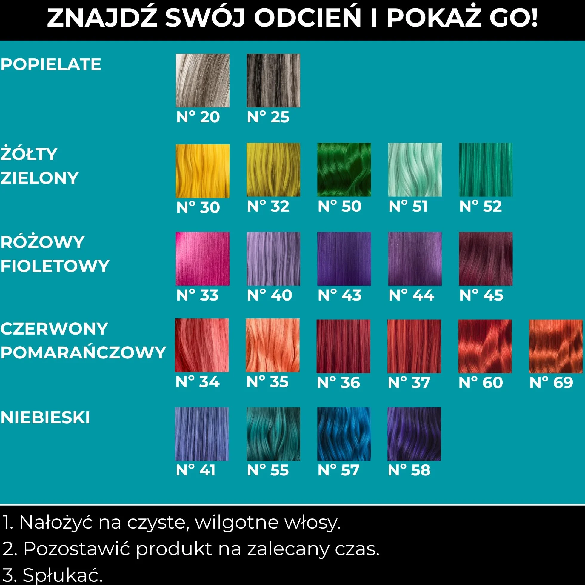 Vip's Prestige Be Extreme | Półtrwały tonik do włosów Kolor 44 Fioletowy intensywny | Czysty pigment | Nadaje kolor rozjaśnionym lub siwym włosom | Bez amoniaku, parabenów i PPD