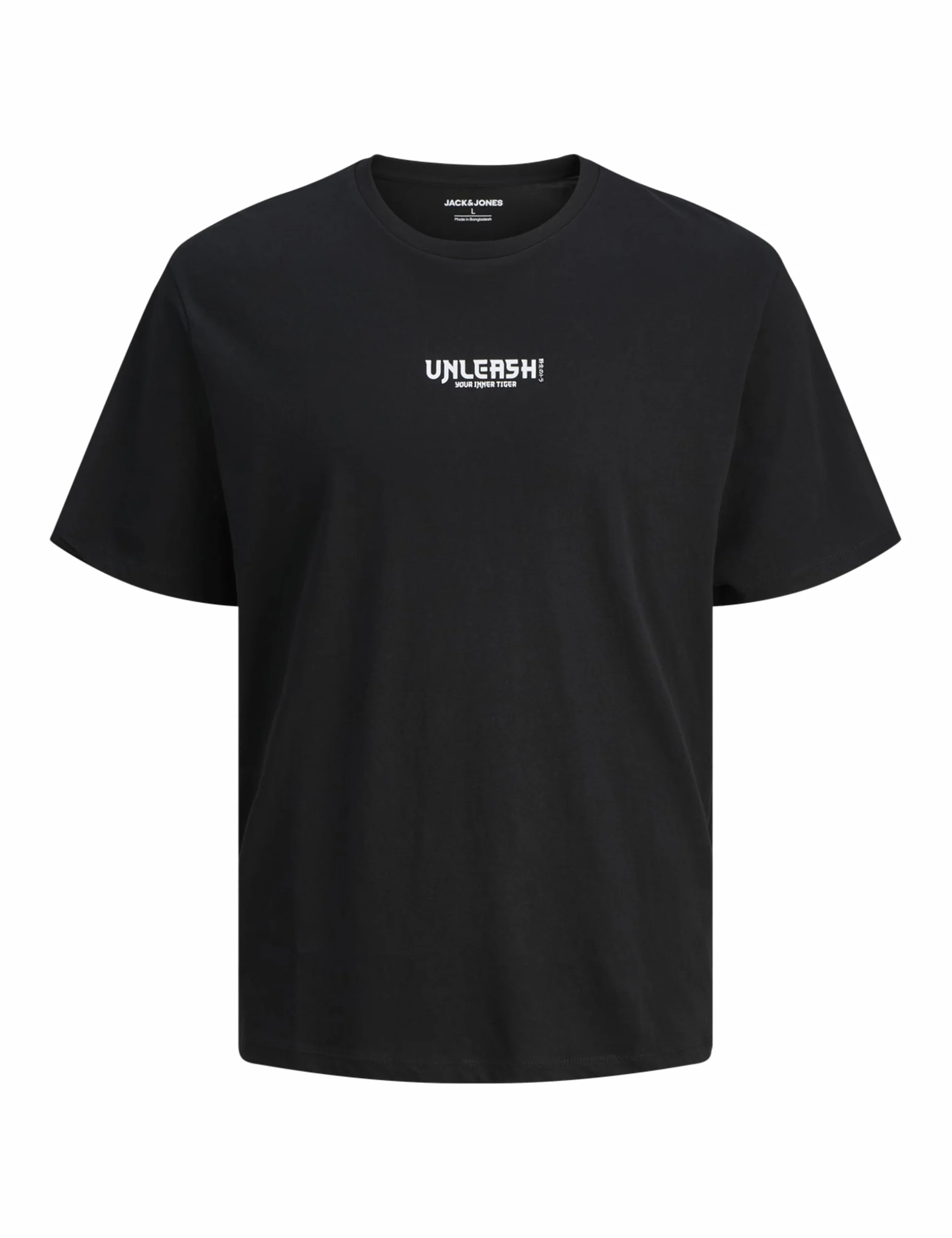 JACK & JONES Jjmiko Tee SS Crew Neck, czarny, L