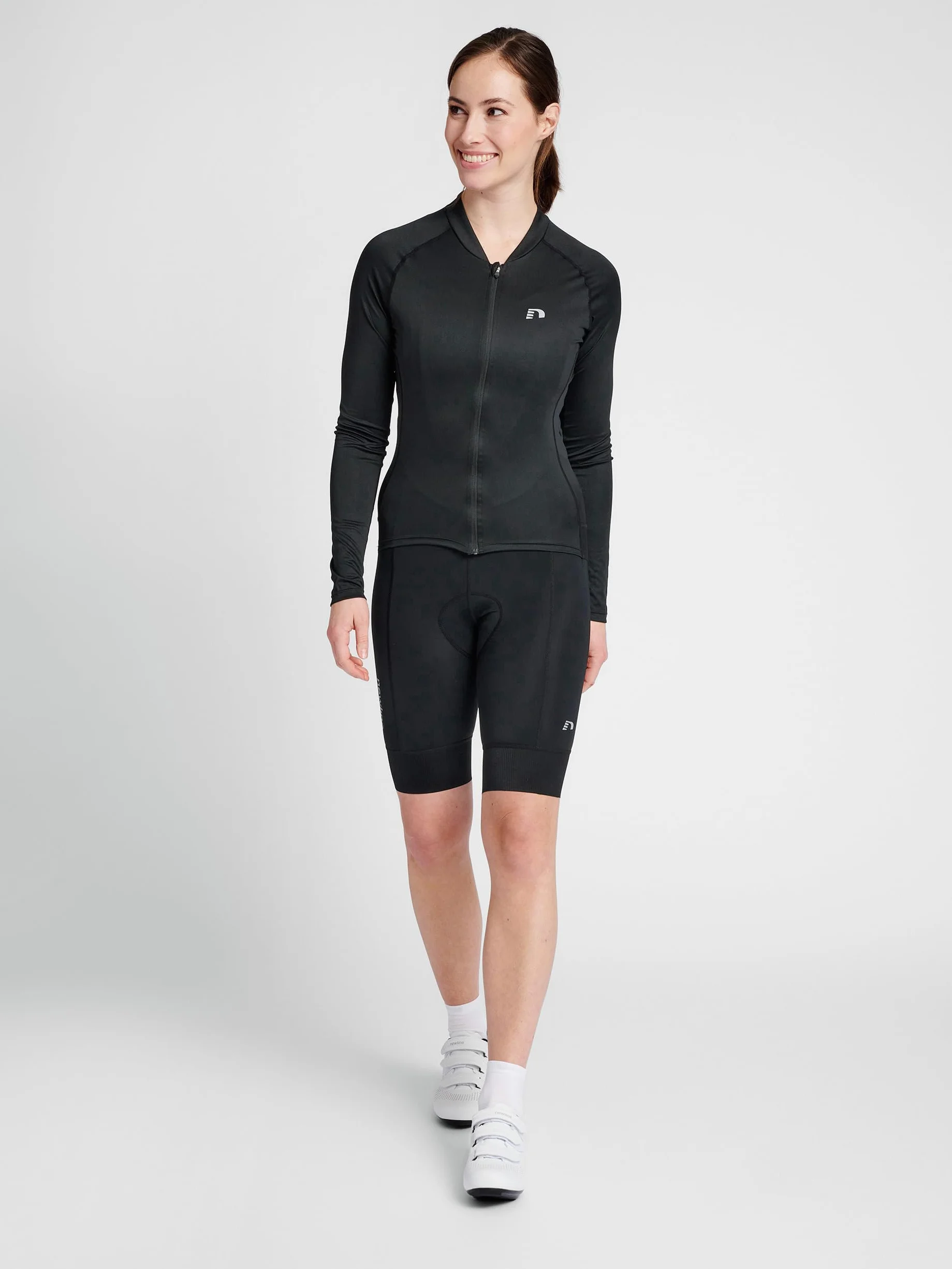 newline Women's Core Bike L/S koszulka damska, czarna, L