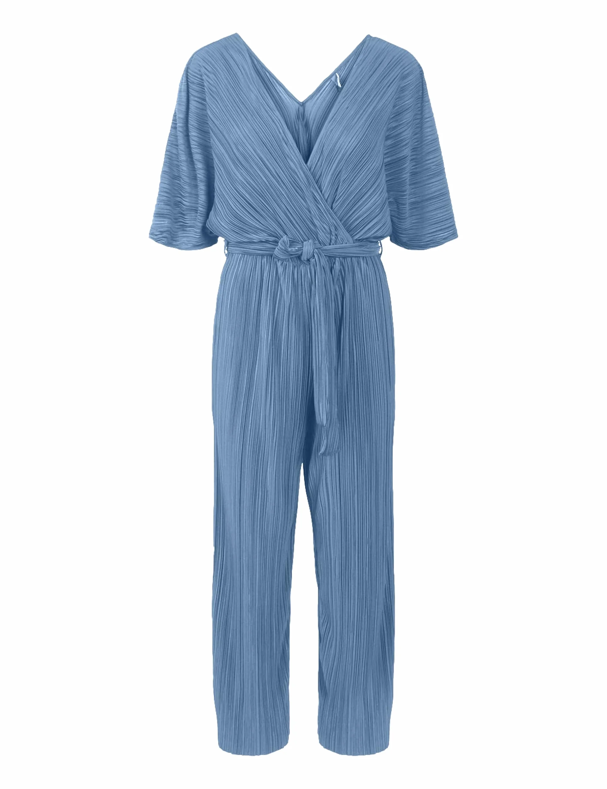 YAS Yasolinda Ss Ankle Jumpsuit S. Noos, Ashleigh Blue, 36