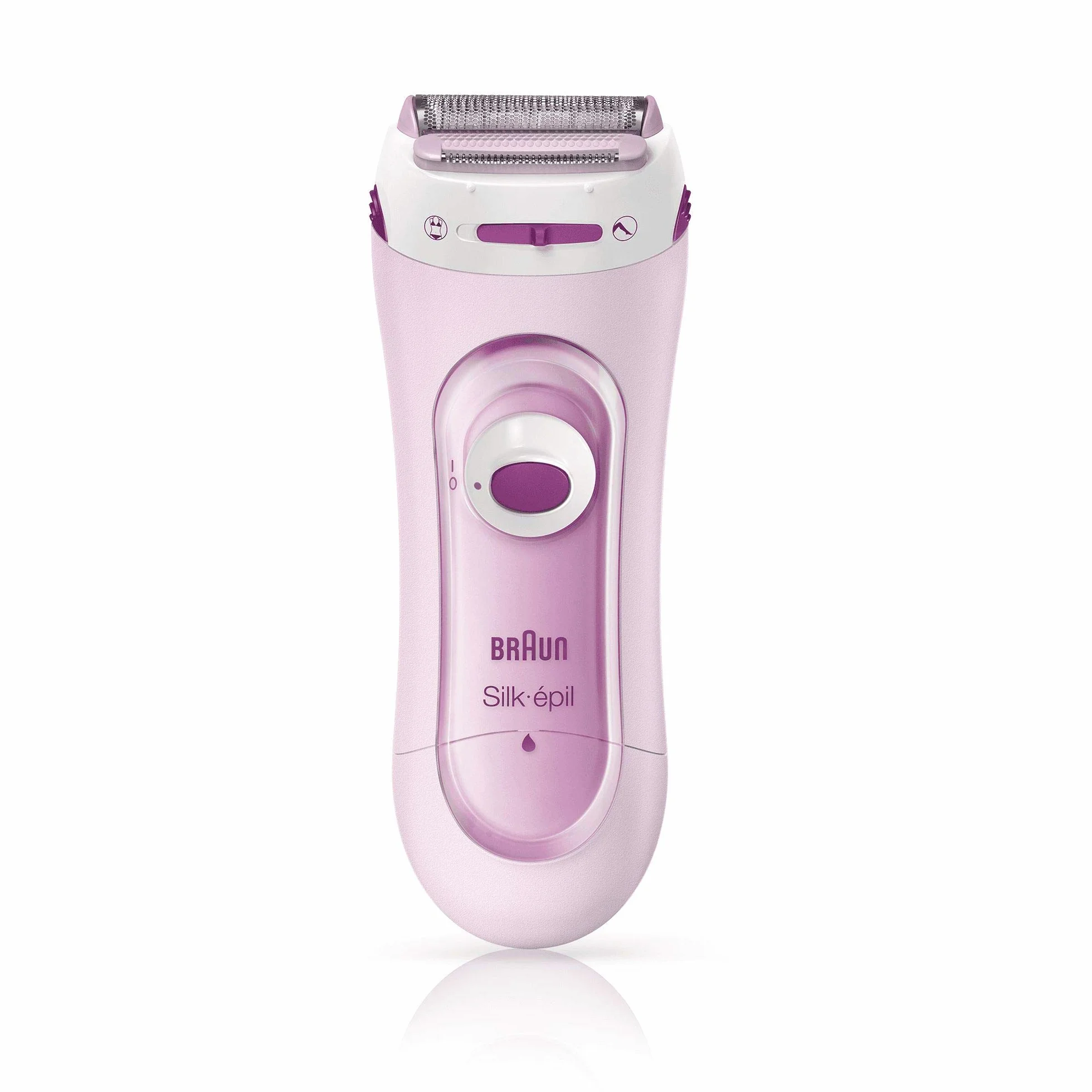 Braun Silk-épil Lady Shaver 5-100 bezprzewodowa elektryczna golarka damska i trymer, różowa