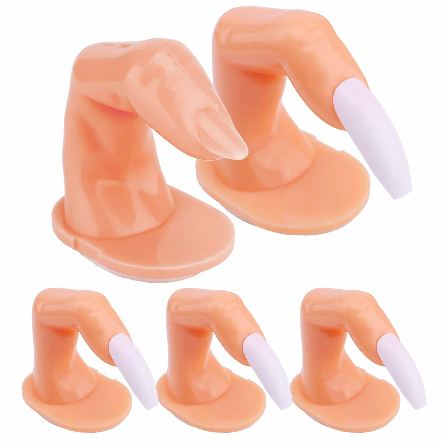 Praktyka Fake Finger do manicure Nail Training 10 szt. Model palców do paznokci
