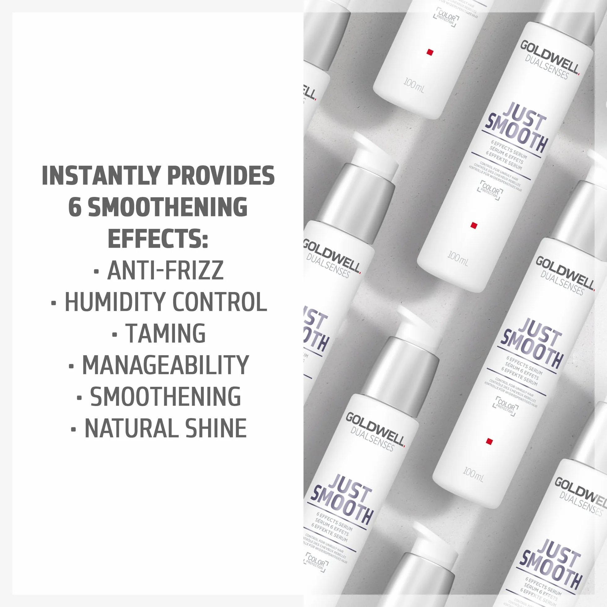 GOLDWELL DUALSENSES JUST SMOOTH Serum 6 efektów 100ml