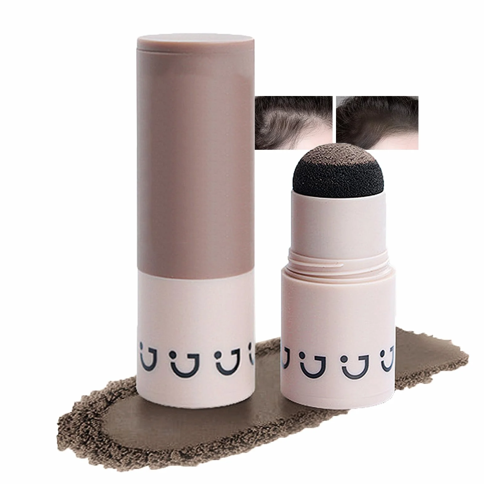 Wodoodporny puder do linii włosów korektor do siwych i cienkich włosów