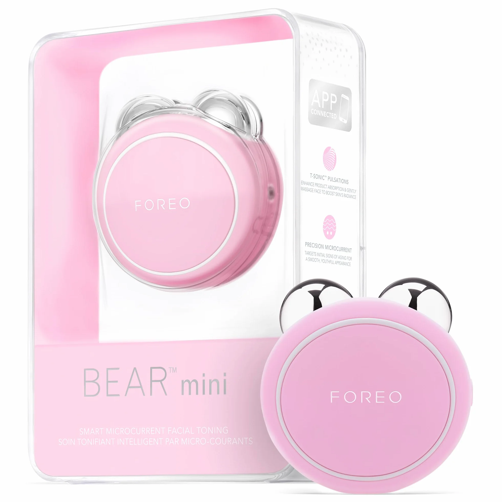 Foreo Bear Mini Urządzenie do Liftingu Twarzy, Różowy, 62 g