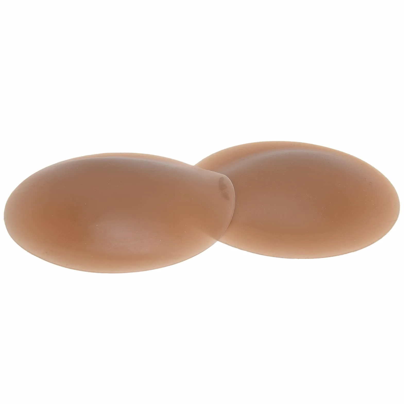 Qcwwy Silikonowe Samoprzylepne Paszteciki, Specjalnie Zaprojektowane Dla Kobiet, Brązowy, L = 10 cm (Nude)