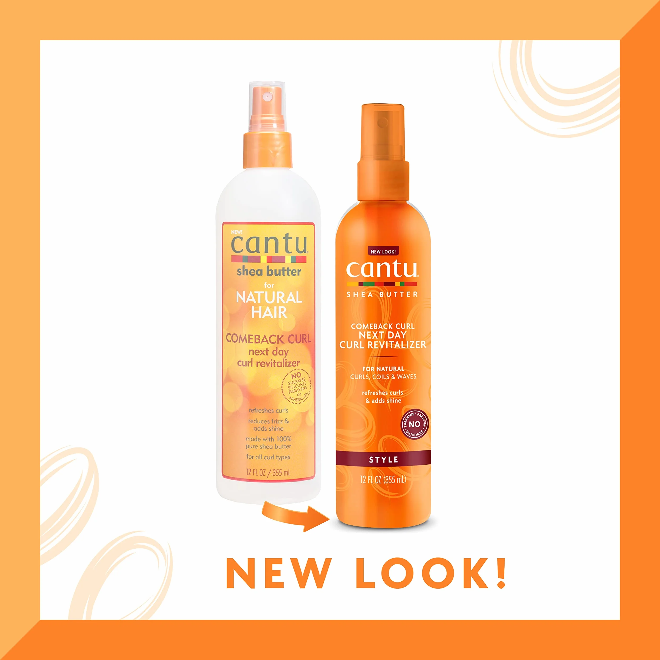 Cantu Shea Butter for Natural Hair Spray do Loków, 355 ml