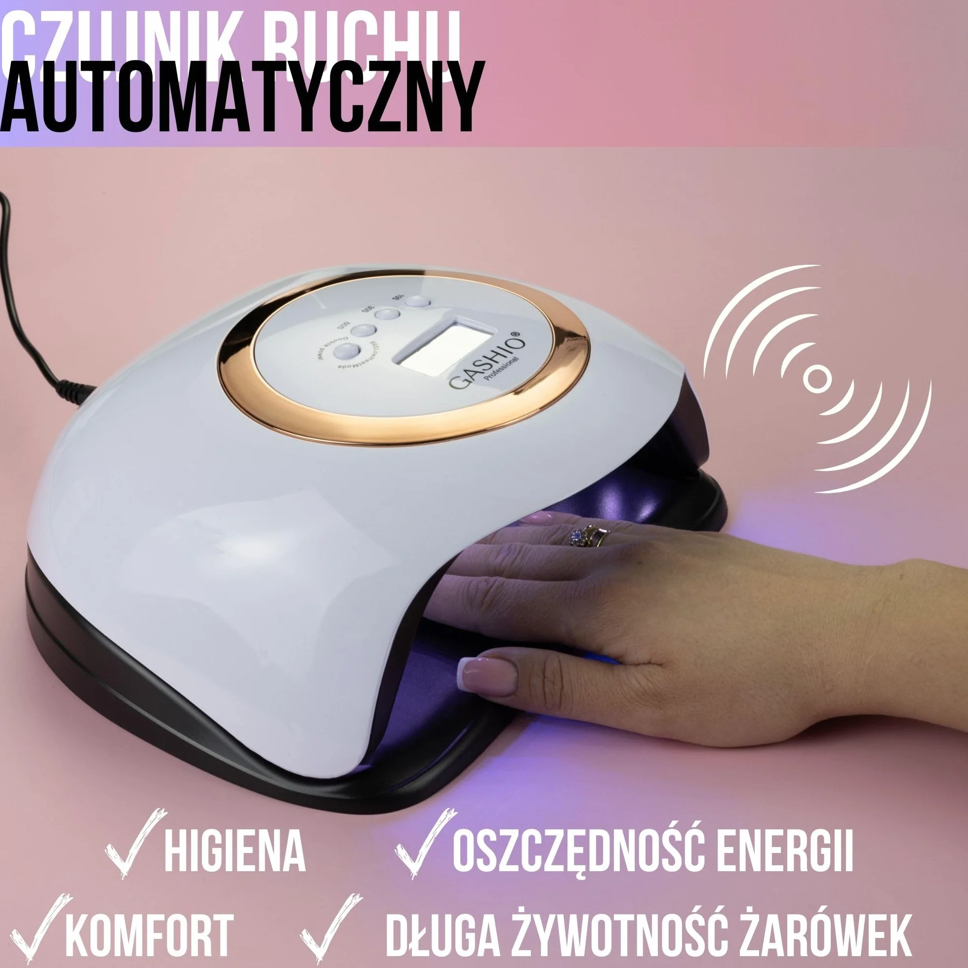 Lampa UV do paznokci żelowych – lampa UV LED do paznokci żelowych – lampa LED do paznokci – suszarka do paznokci LED – lampa do paznokci z timerem i czujnikiem – suszarka do paznokci do