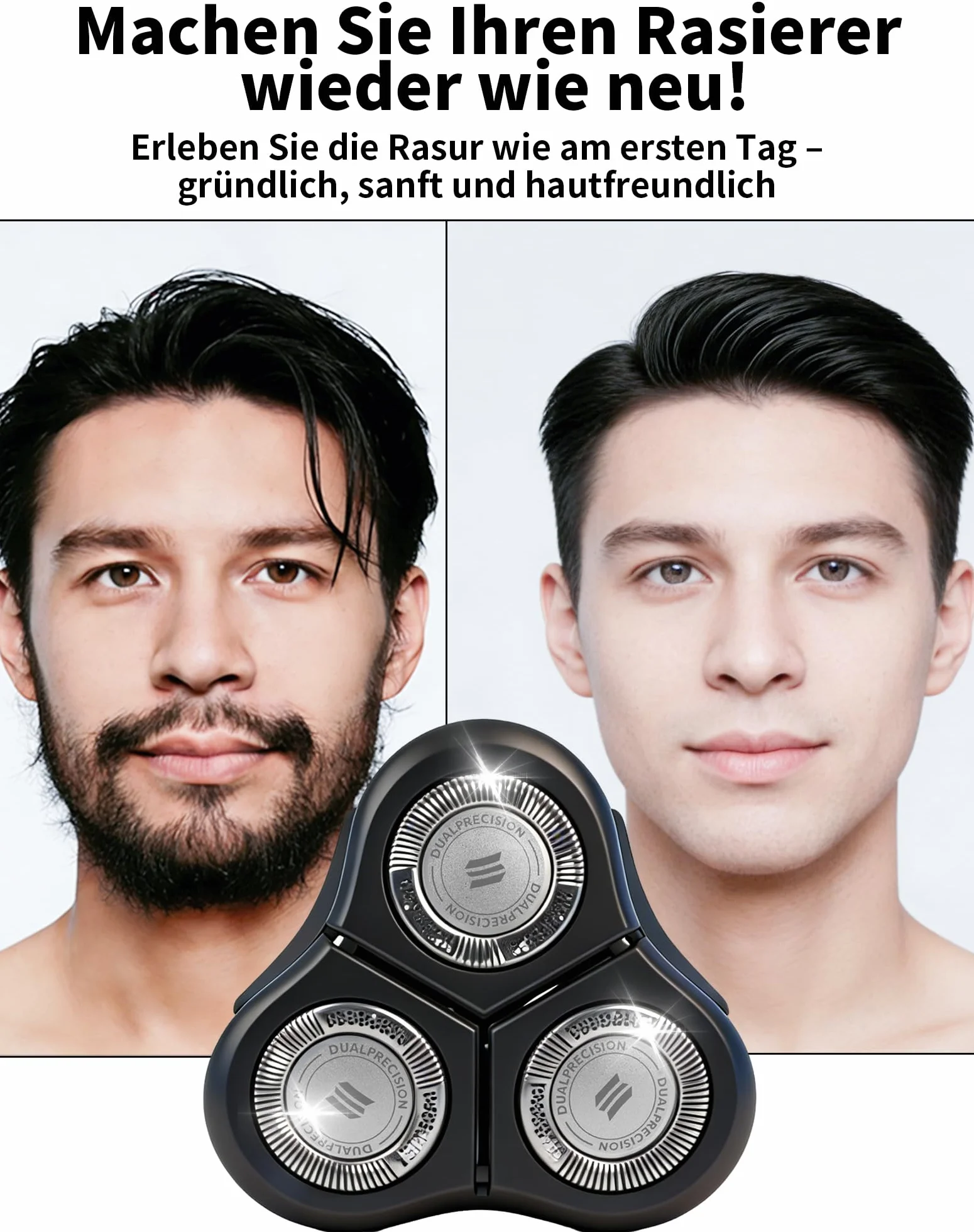 Wymienna głowica goląca RQ11 kompatybilna z Philips SensoTouch 2D, do Philips RQ1150 RQ1155 RQ1160 RQ1180 RQ1190 RQ1195