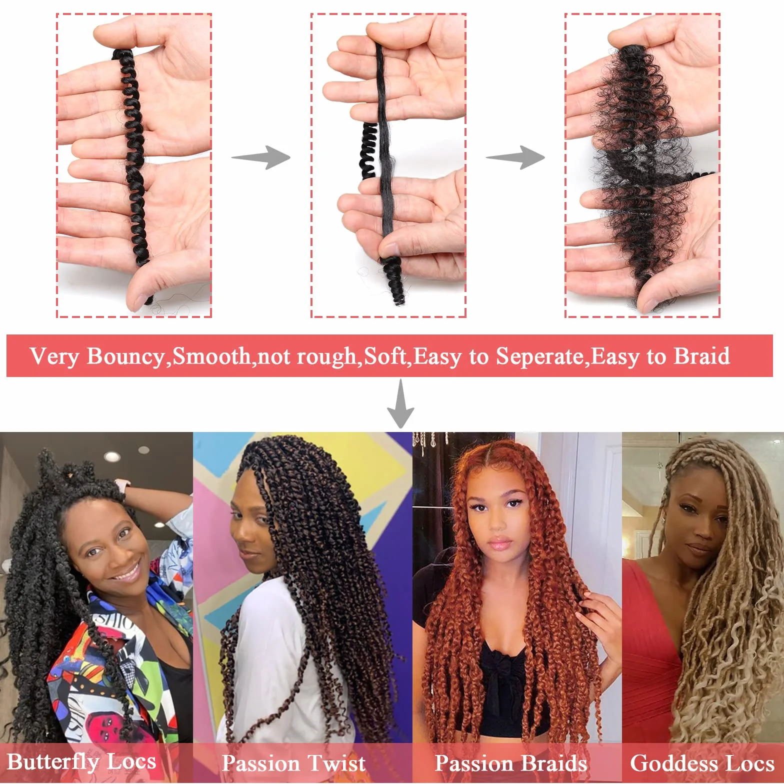 Leeven 7 opakowań krótkie passion Twist szydełkowane warkocze włosy dla motyla sztuczne loki 30 cm fala wodna szydełkowane włosy gorąca woda ustawienie pasja skręty plecione włosy czeskie warkocze włosy 1B #