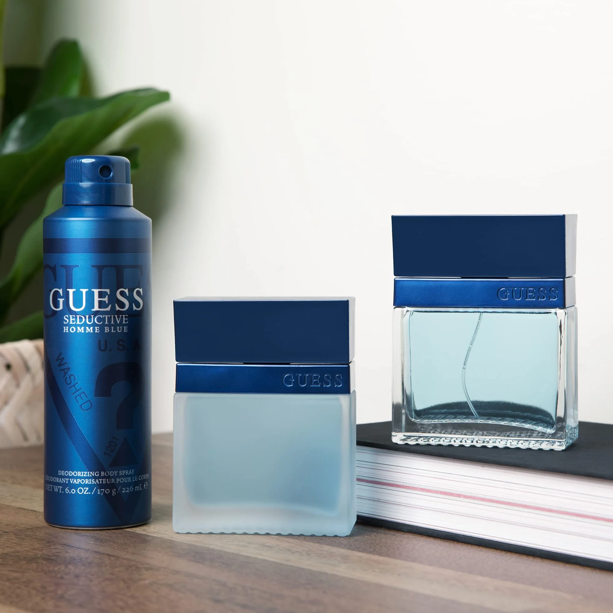 GUESS Seductive Blue, woda toaletowa dla mężczyzn, orientalno-drzewny zapach, świeży i pikantny, długotrwały