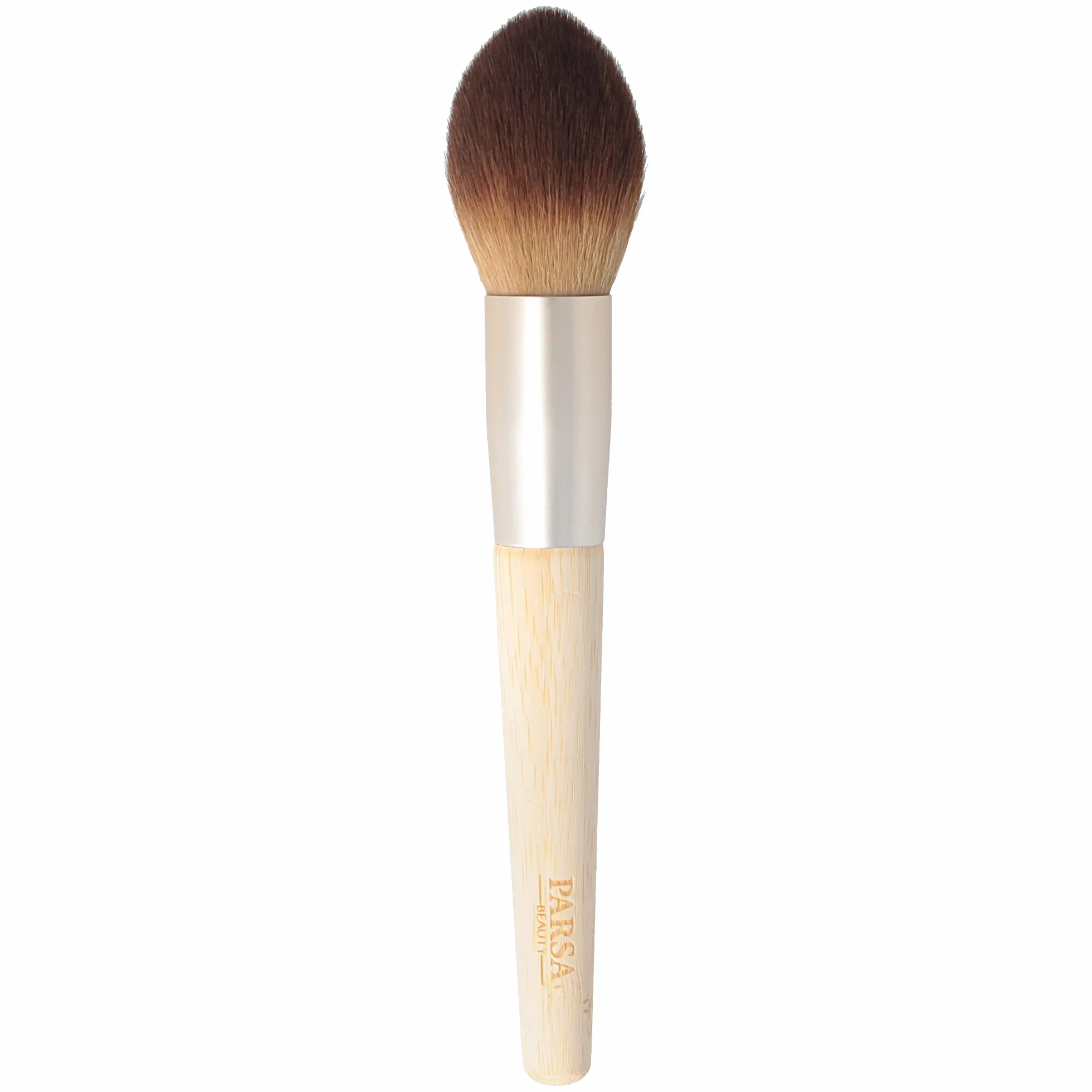 PARSA BEAUTY Pędzel do różu z bambusa z certyfikatem FSC® – pędzel do makijażu – pędzel do makijażu – z szybko rosnącego bambusa