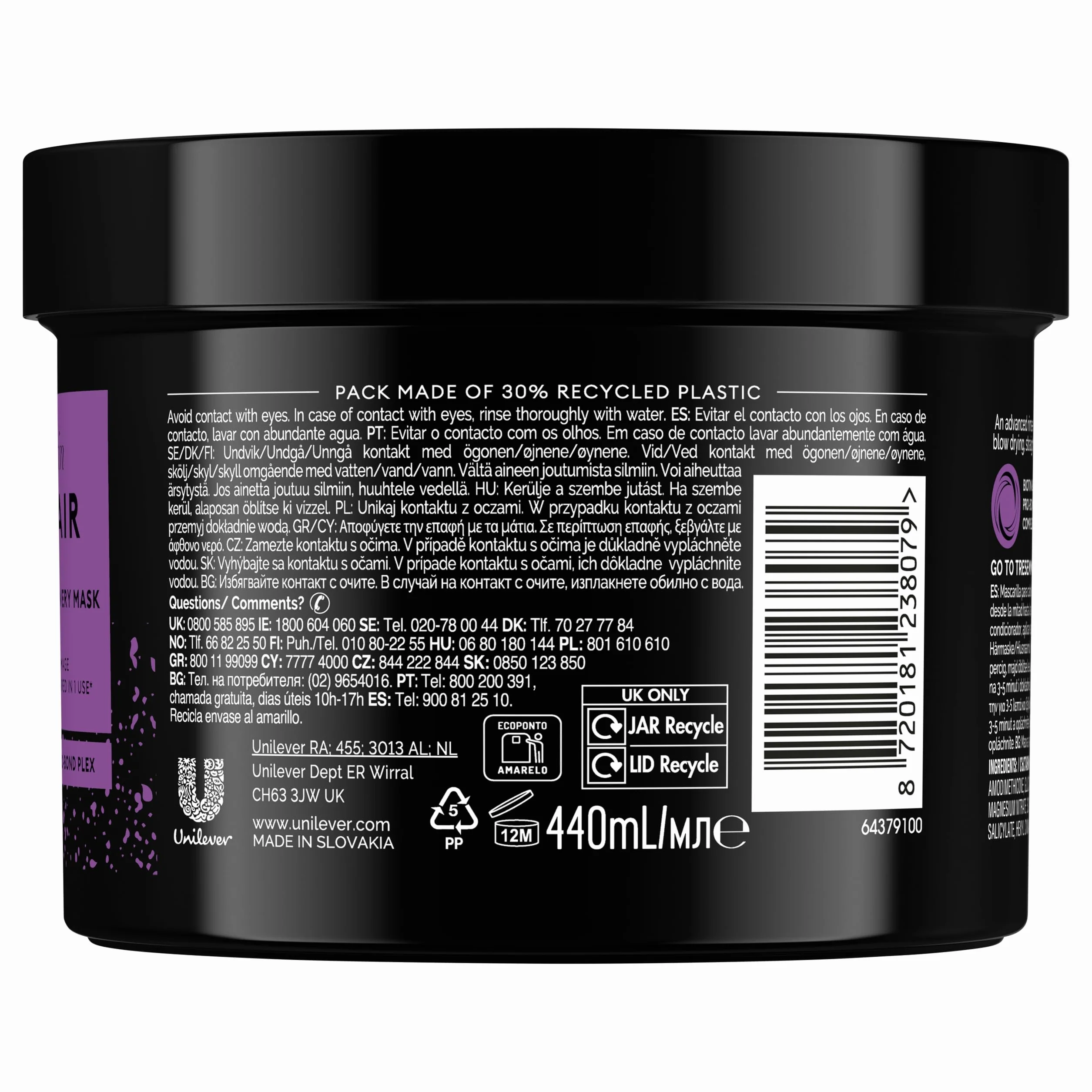 Tresemmé Mask Repara 440 ml
