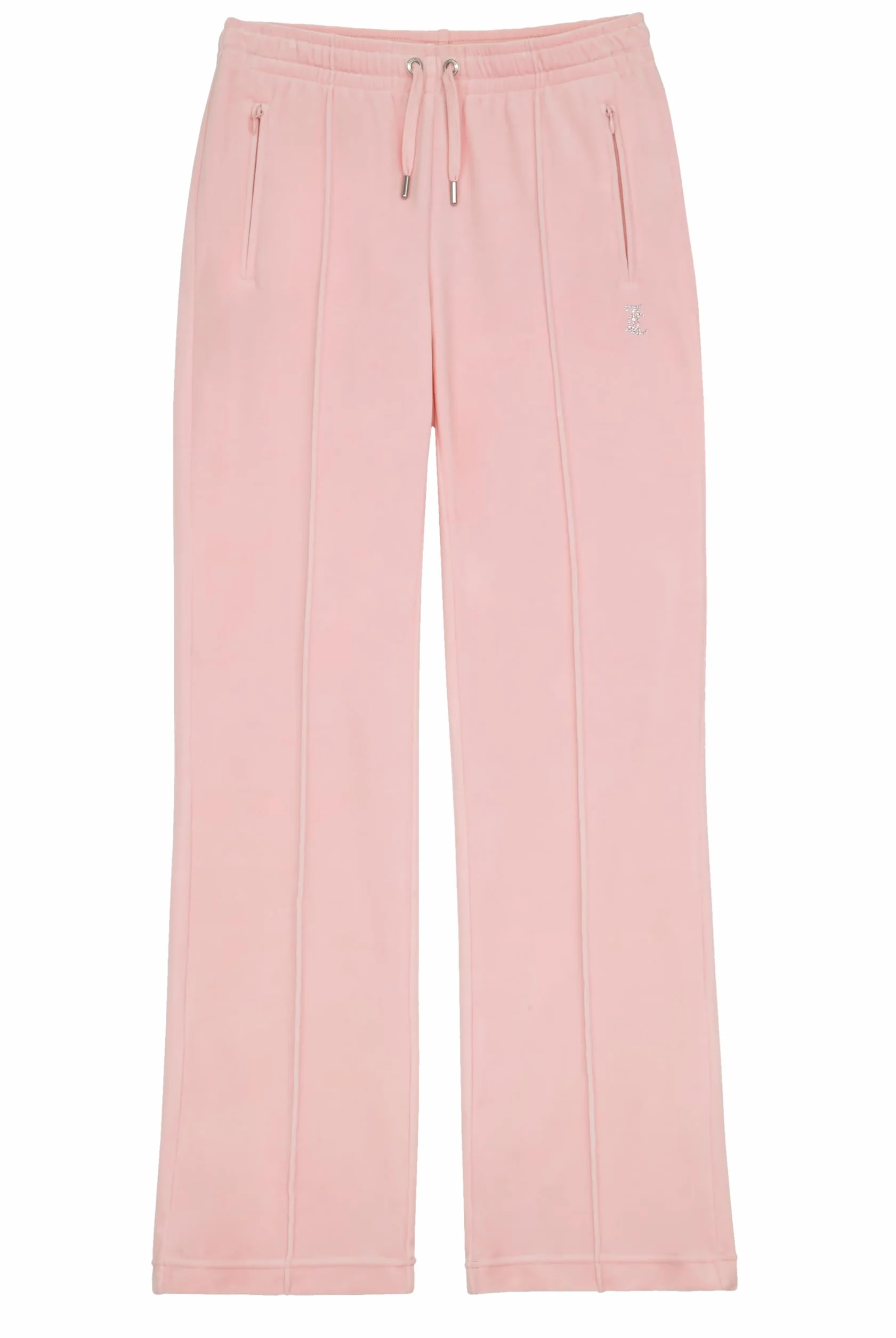 Juicy Couture Velour Track Pant With Diamante Branding - Nieformalne spodnie Kobiety