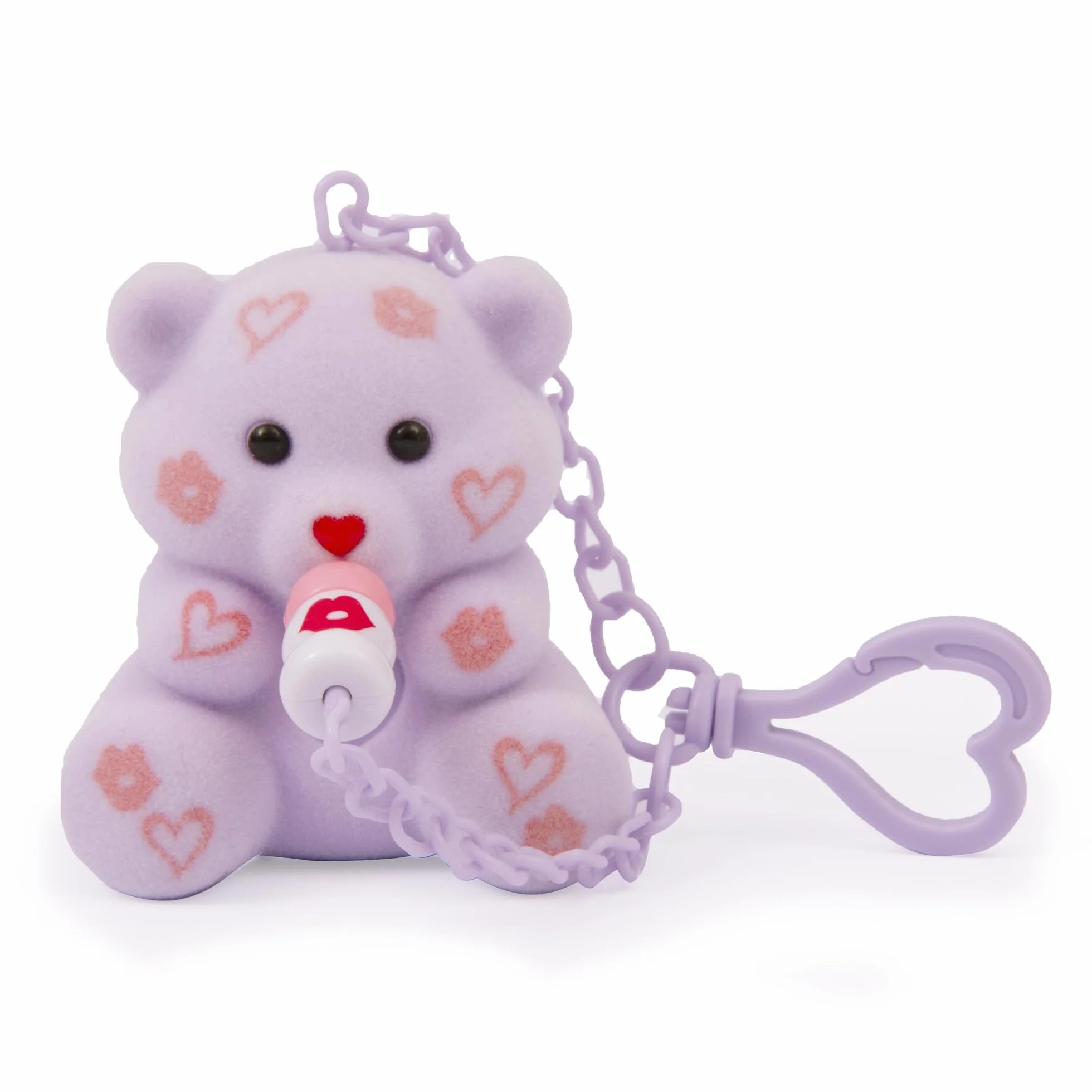Giochi Preziosi COCCOLOTTI, interaktywny miś, który cię całuje, efekty świetlne, fioletowy wzór, dla dzieci od 3 lat, CCL094