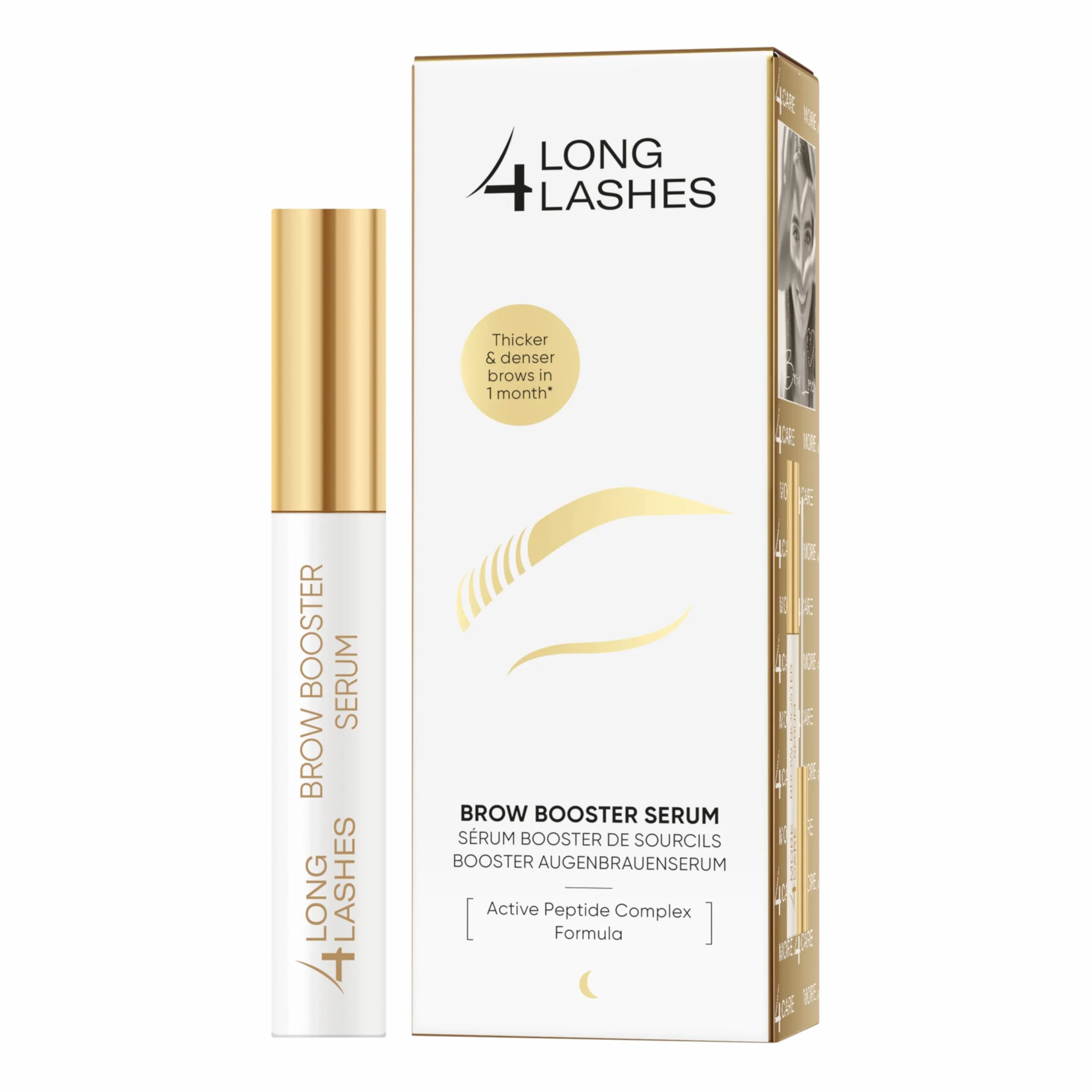Long4Lashes Booster serum do brwi marki Oceanic | wegańskie serum do brwi – 3 ml (1 opakowanie)