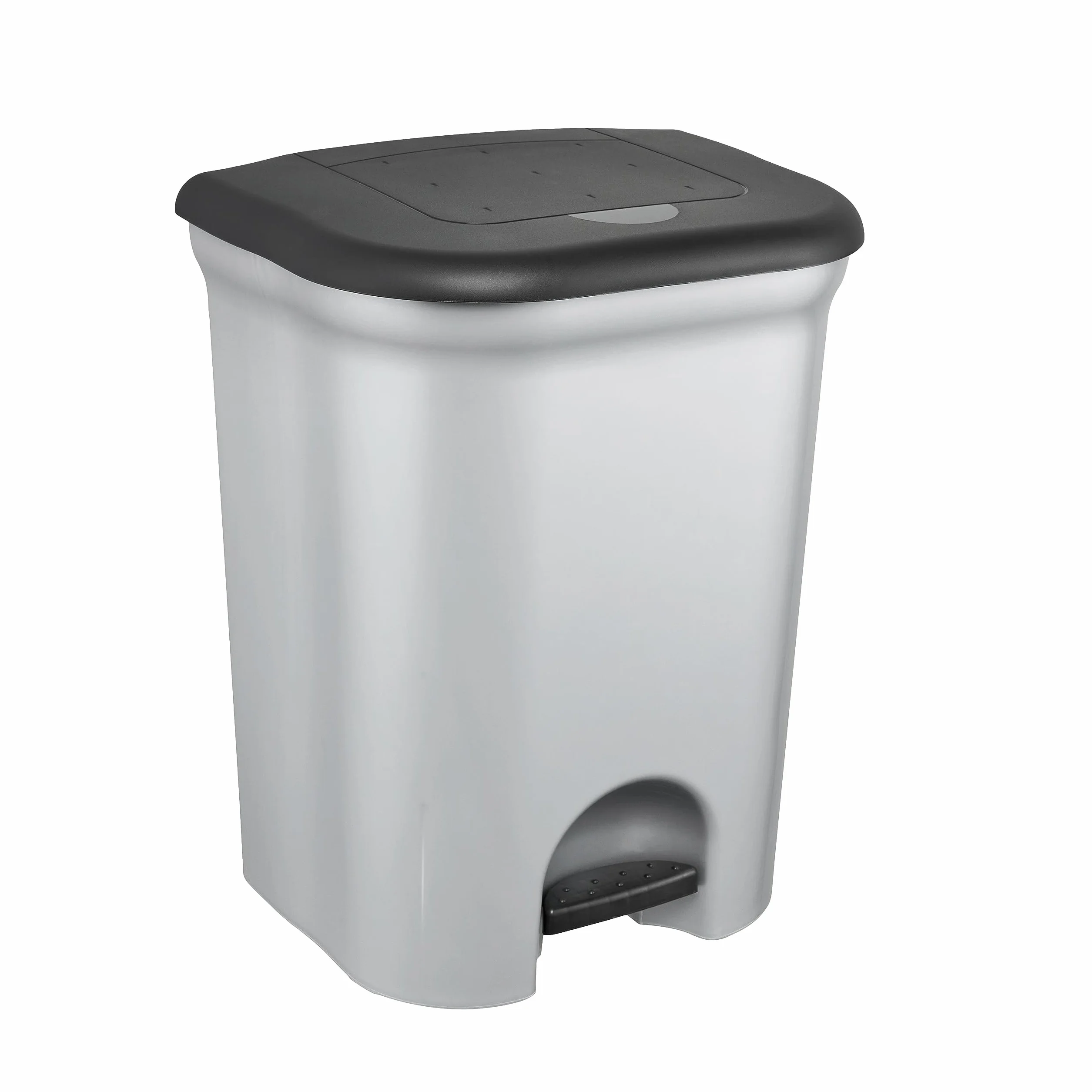 keeeper Podwójny kosz na śmieci z pedałem, 2x 11 l, Torge, Srebrny
